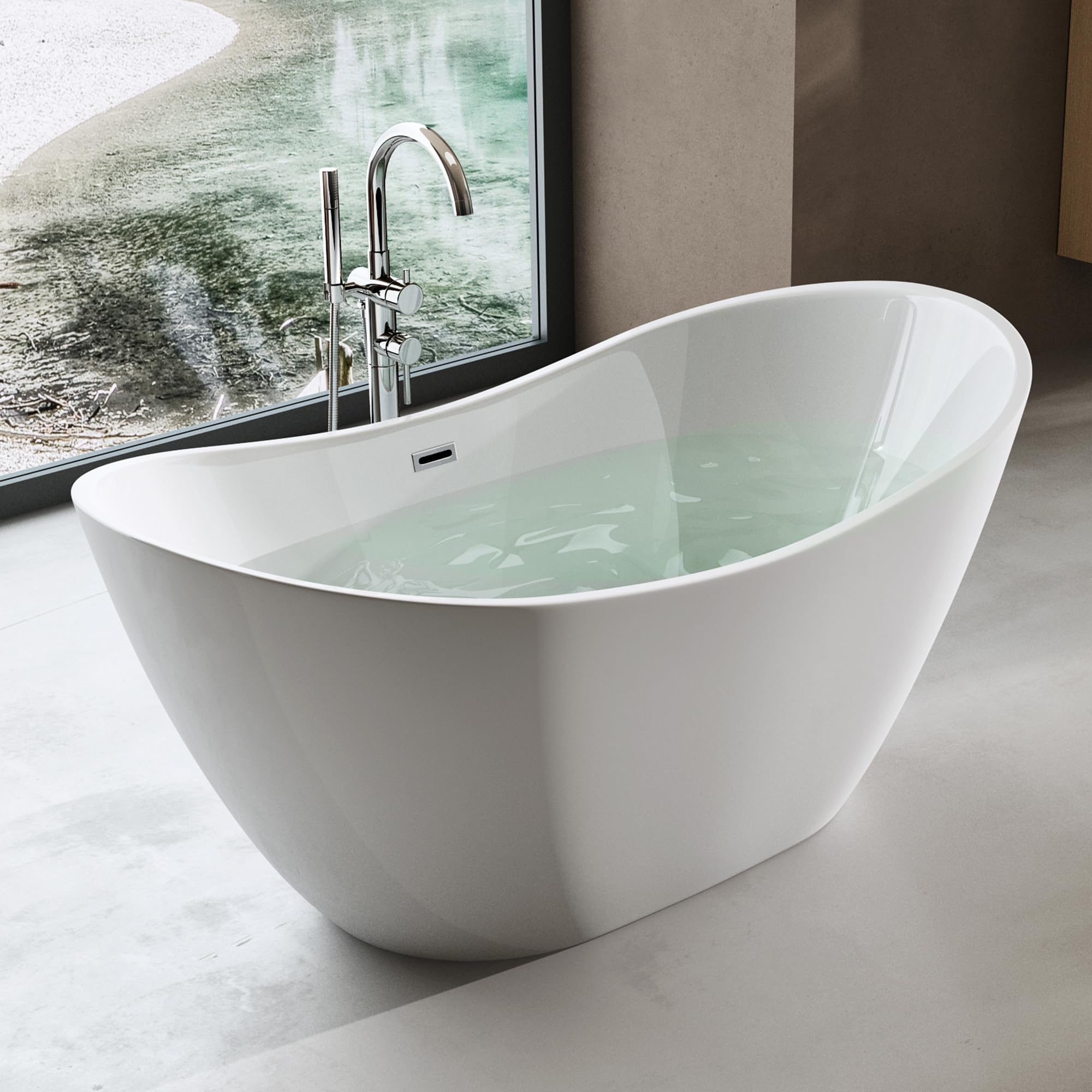 doporro-vicenza502oa-baignoire-lot-150cm-ovale-blanche-acrylique image 1