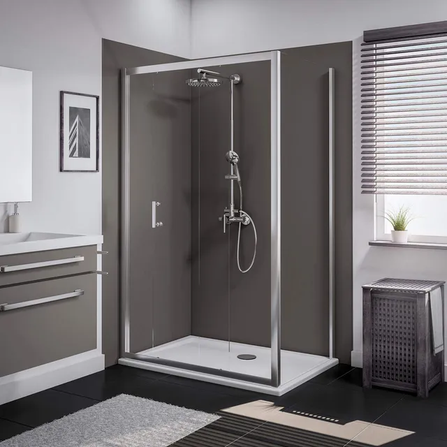 schulte-sunny-porte-de-douche-coulissante-120x90-cm-verre-transparent image 1