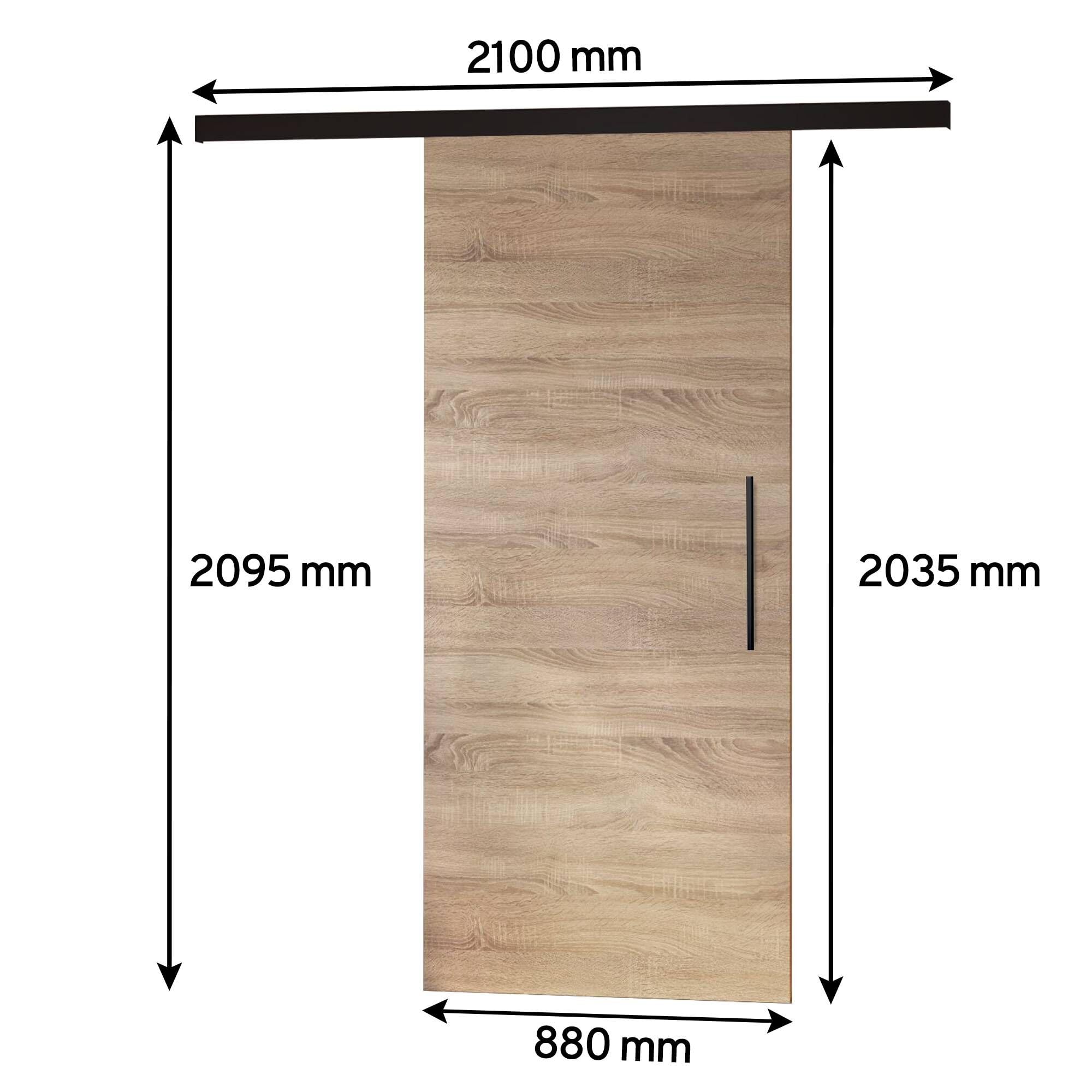 schulte-portes-88x203-cm-porte-coulissante-bois-ch-ne-rail image 3