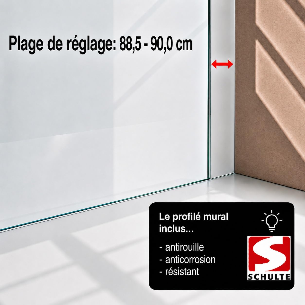 schulte-paroi-de-douche-walk-in-90x200-blanc-6mm image 7
