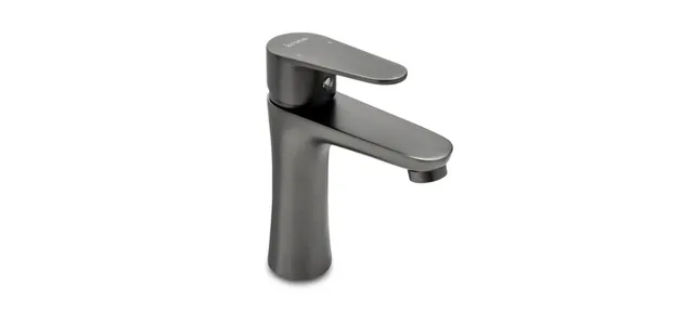 krone-bassan-gun-metal-mitigeur-lavabo image 1