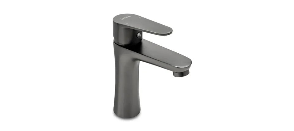 krone-bassan-gun-metal-mitigeur-lavabo image 1