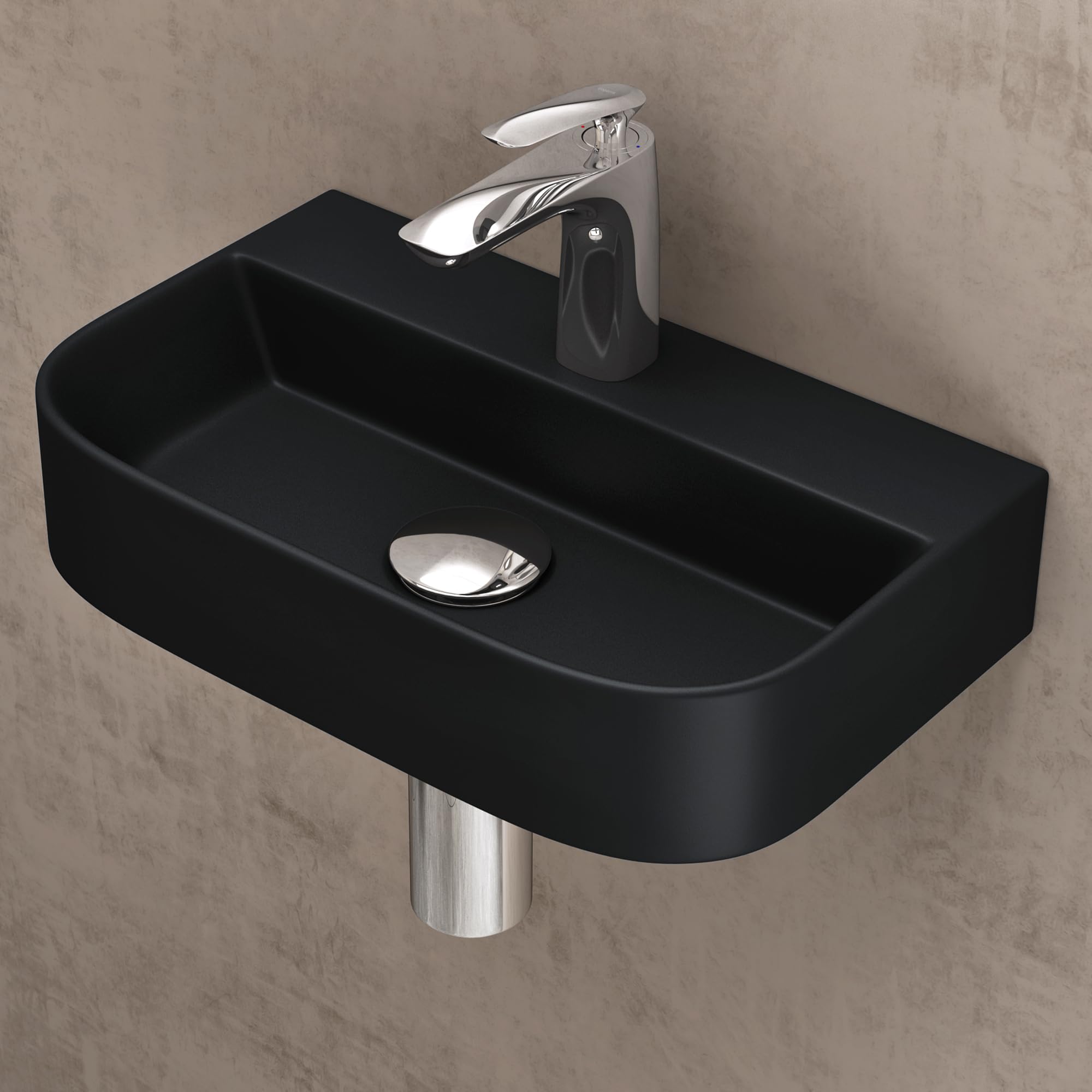 doporro-lavabo-poser-38x23-5-cm-noir-mat-c-ramique image 2