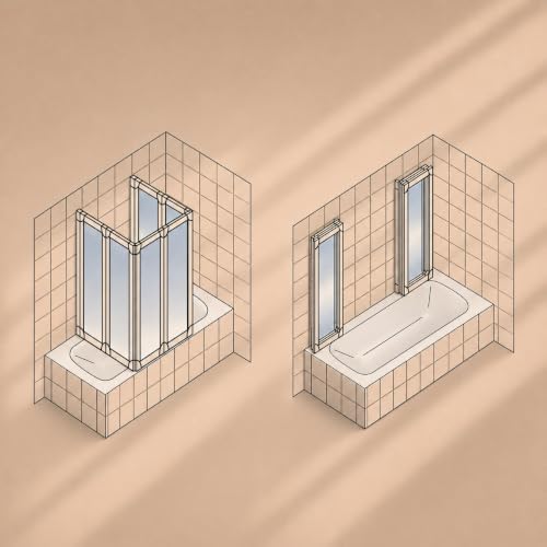 schulte-pare-baignoires-2x104x140-cm-pare-baignoire-alu-argent-3-mm image 8