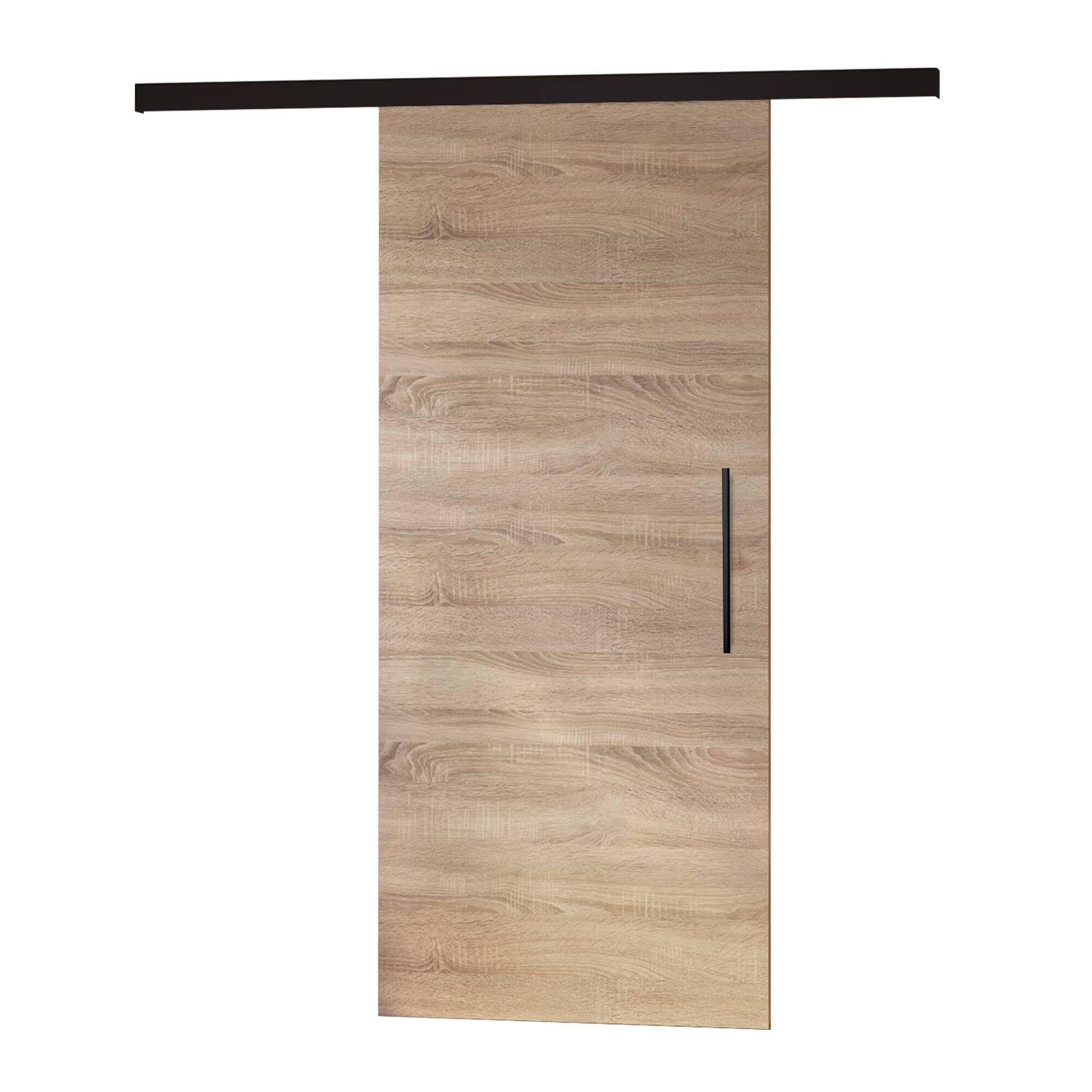 schulte-portes-88x203-cm-porte-coulissante-bois-ch-ne-rail image 2