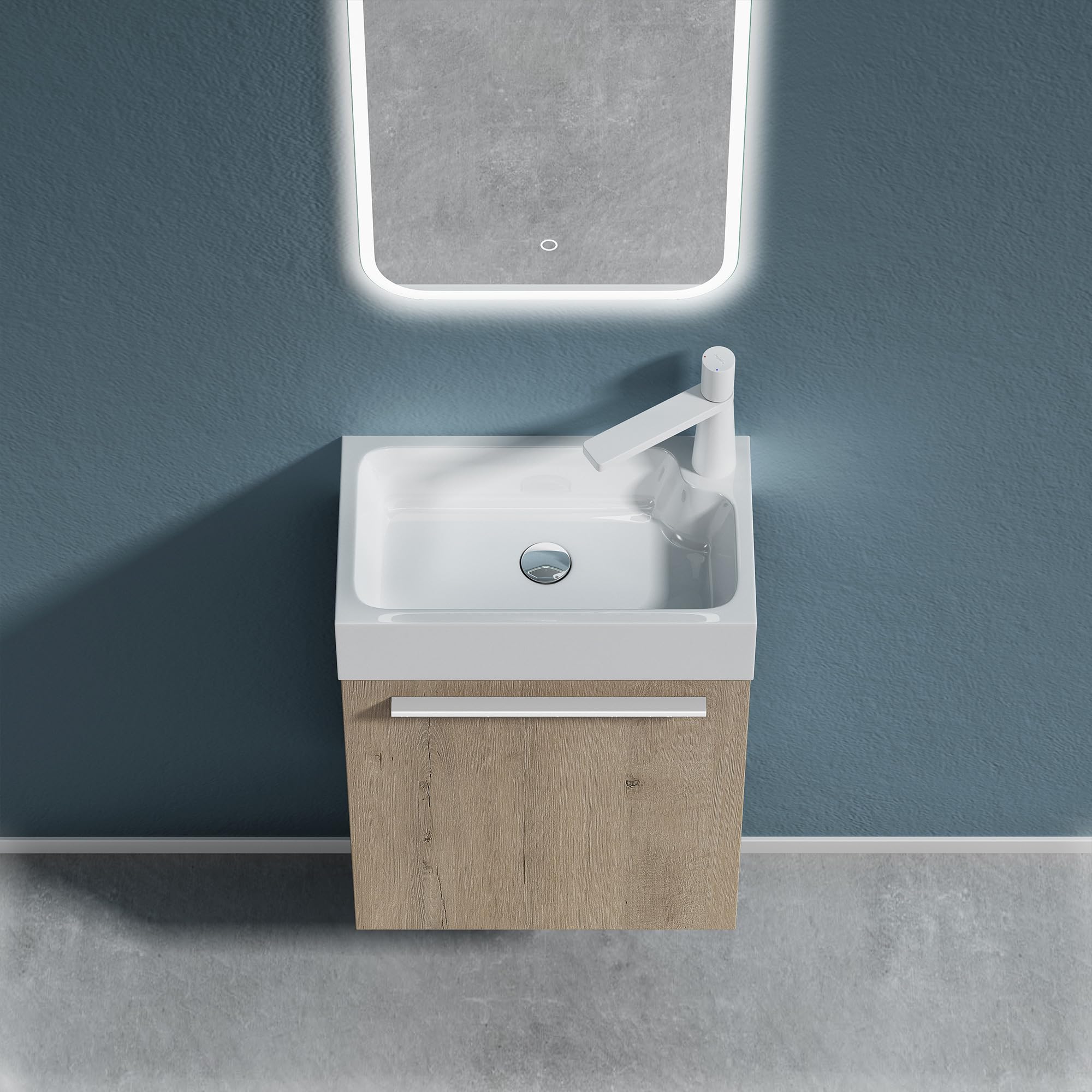 doporro-pisa-meuble-sous-vasque-46-cm-ch-ne-clair-vasque image 2