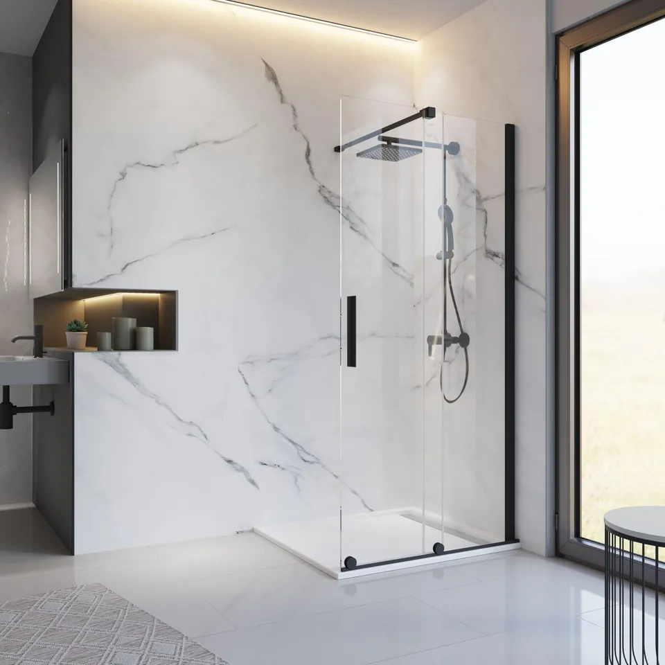 schulte-paroi-de-douche-italienne-100x200-cm-noire-verre-6-mm image 1
