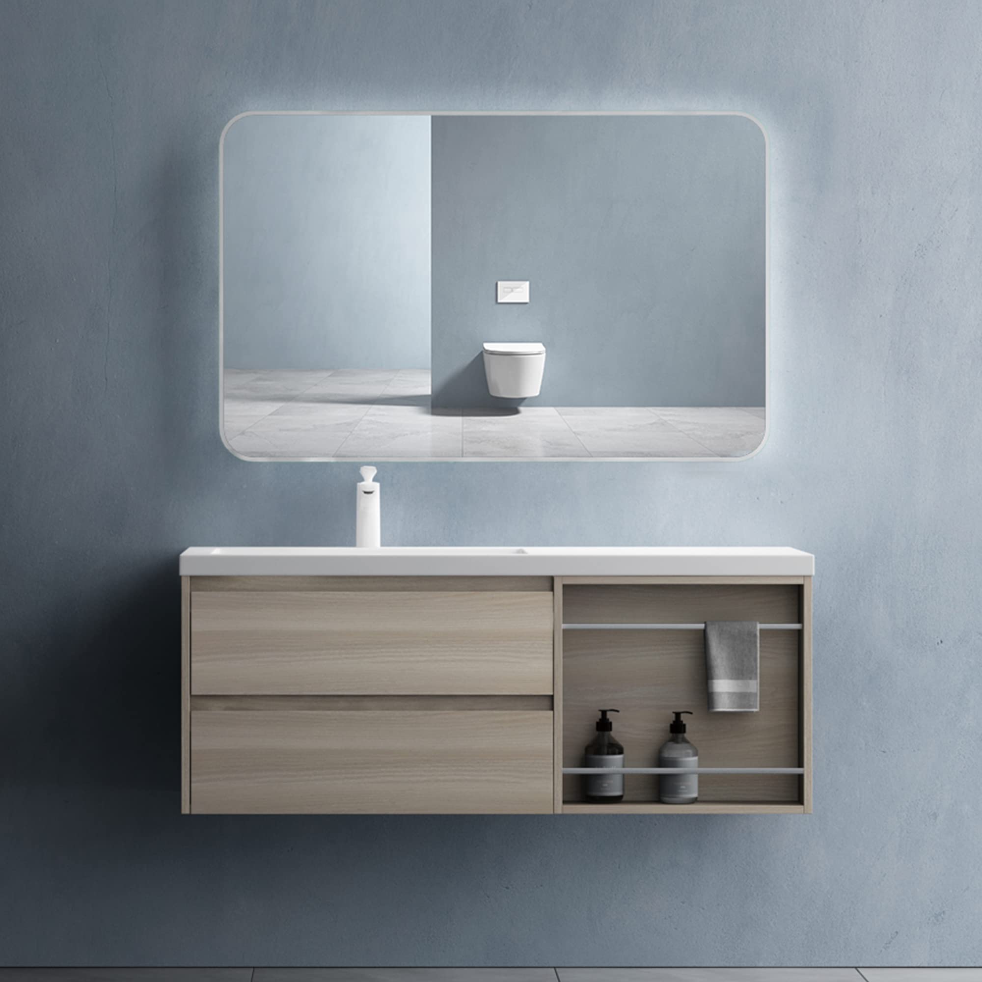 doporro-meuble-salle-de-bain-suspendu-120-cm-ch-ne-fonc image 8
