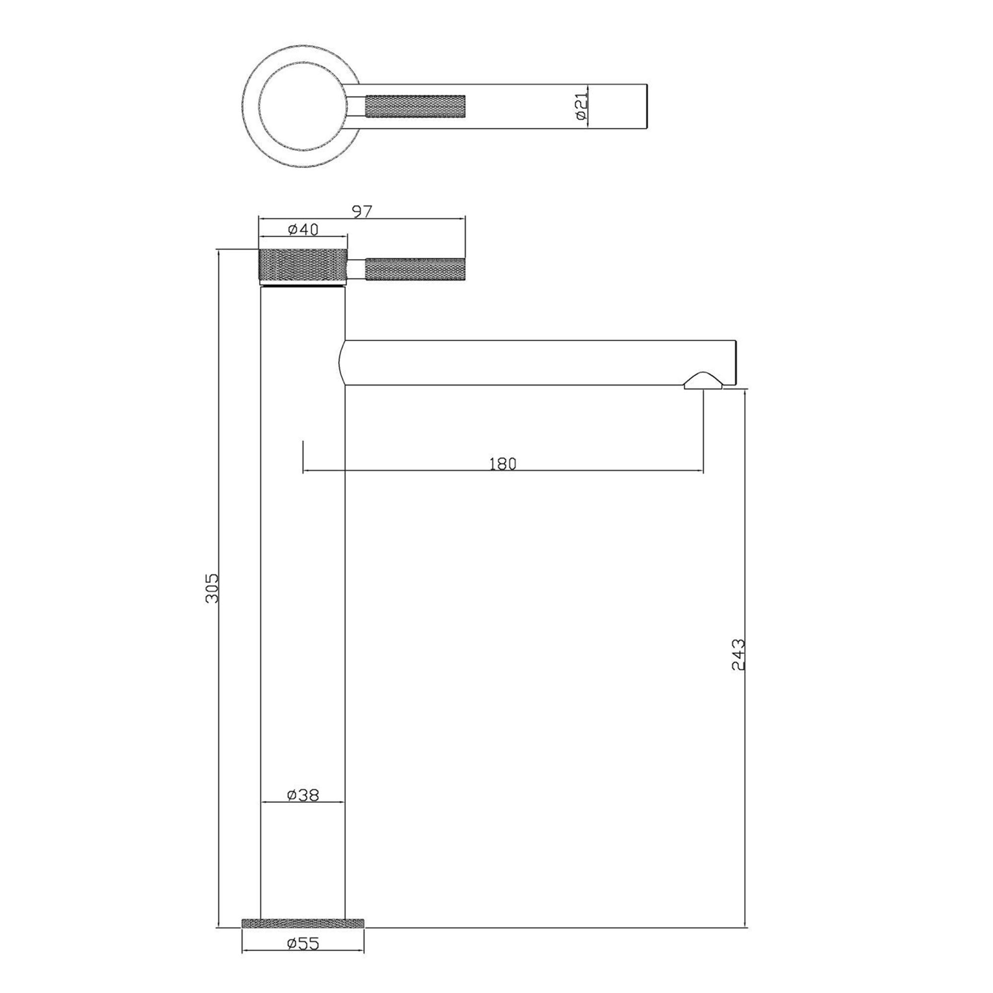 doporro-badarmaturen-robinet-vasque-30-5-cm-chrom-laiton image 6