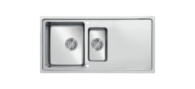 krone-micro-flat-mf-1000-500-15-vier-inox-2-bacs-100x50-satin image 1