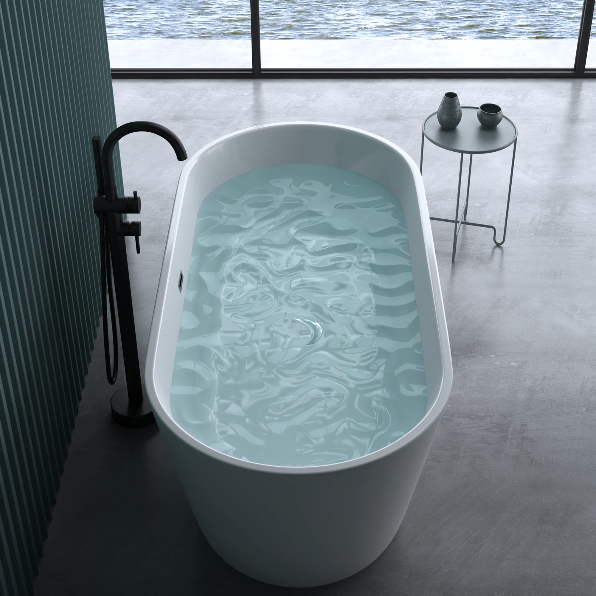 doporro-vicenza502oa-baignoire-lot-ovale-170cm-blanc-acrylique image 4