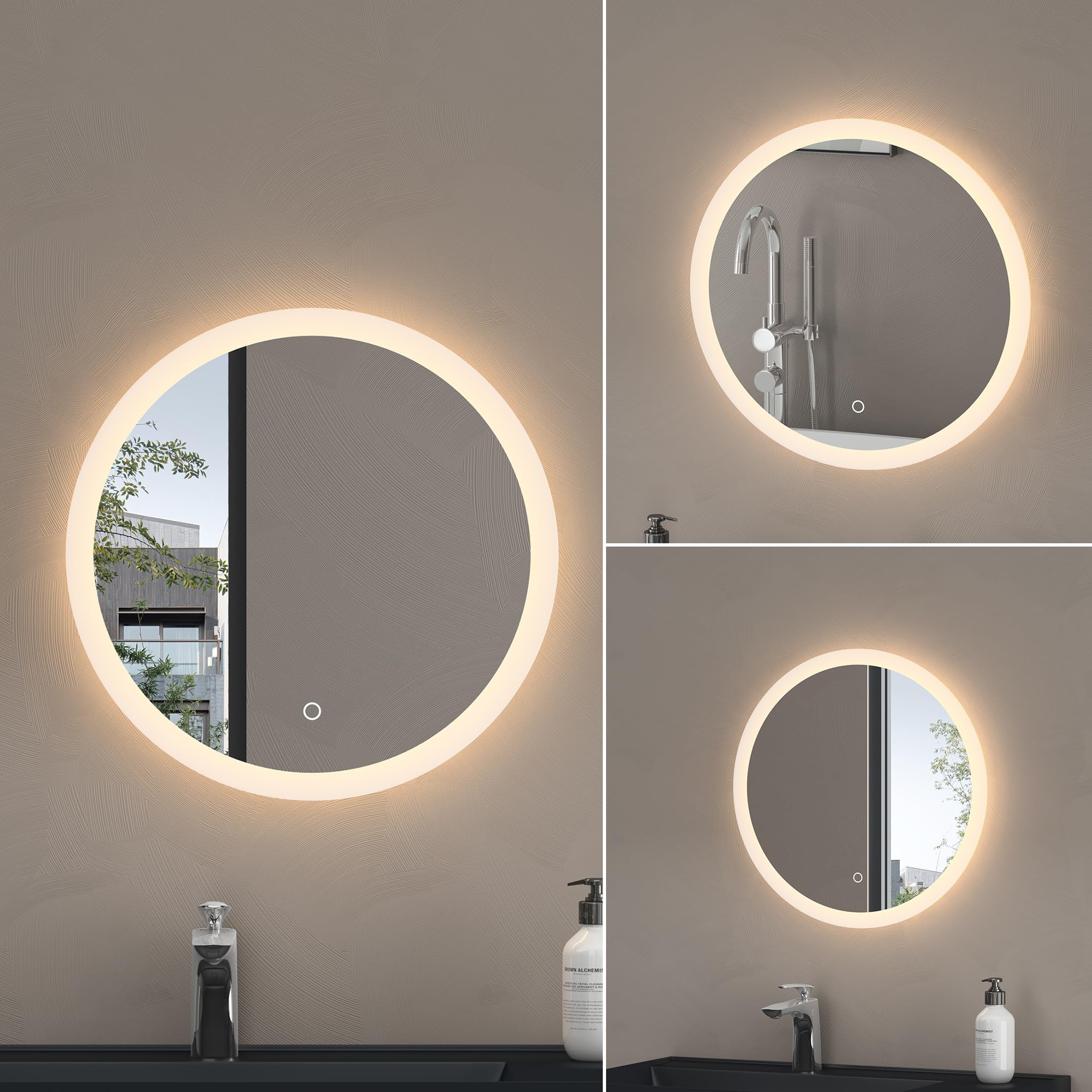 doporro-miroir-salle-de-bain-rond-led-80-cm-tactile-antibu-e image 7