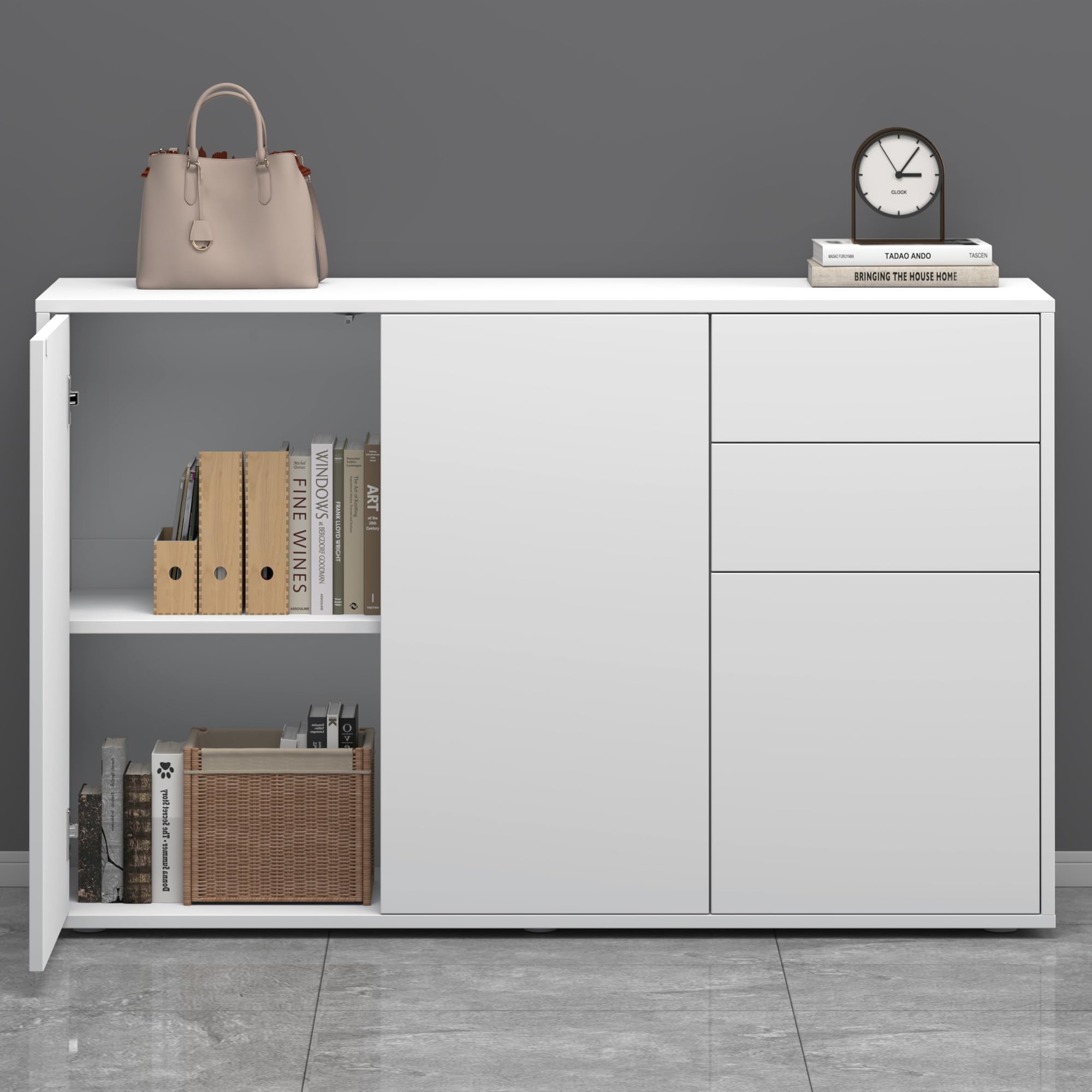 doporro-m-bel-buffet-commode-120cm-3-portes-soft-close image 4