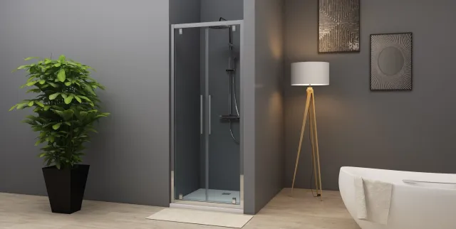 krone-time-double-porte-pivotante-douche-transparent image 1