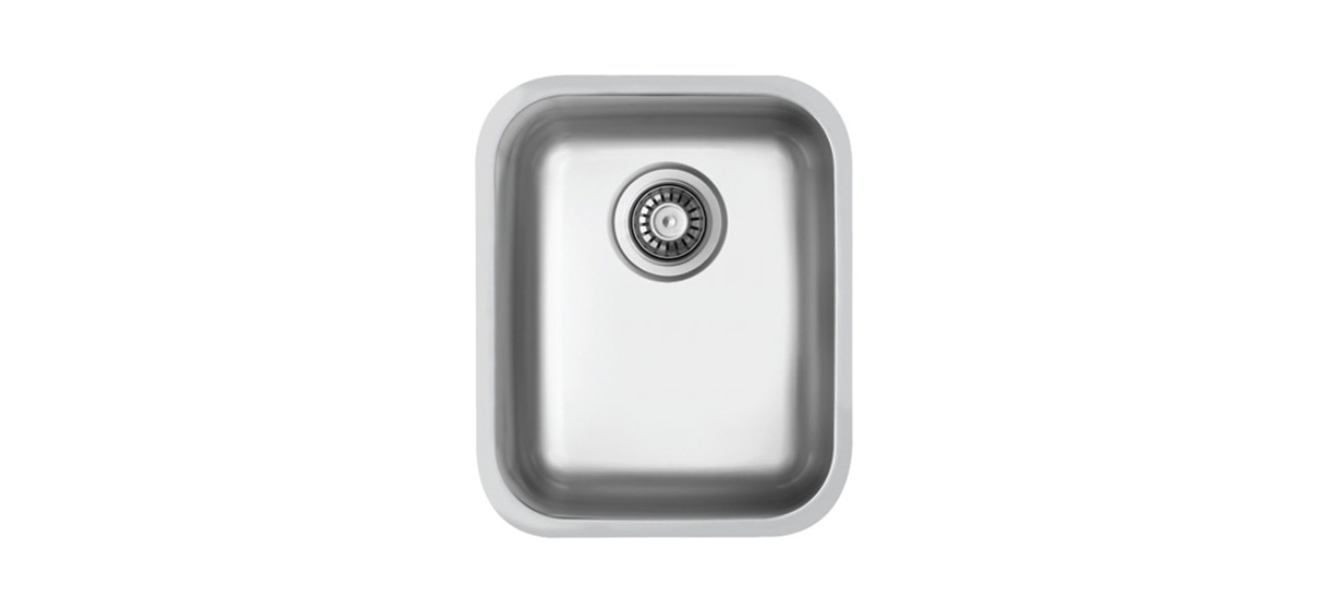 krone-d-340-vier-inox-1-bac-encastrable-satin image 1