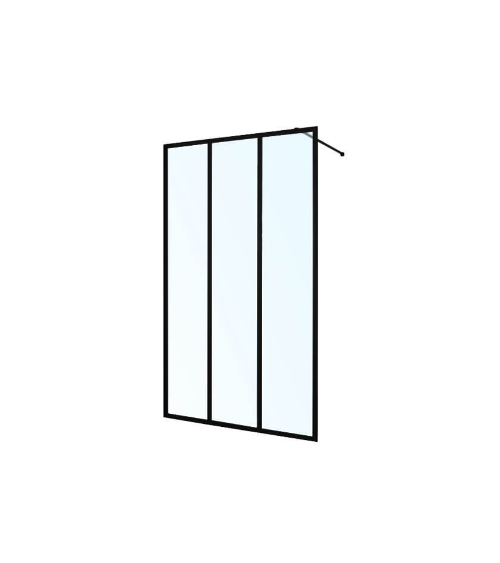 krone-lift-paroi-de-douche-walk-in-noir-mat-120x200-cm image 1
