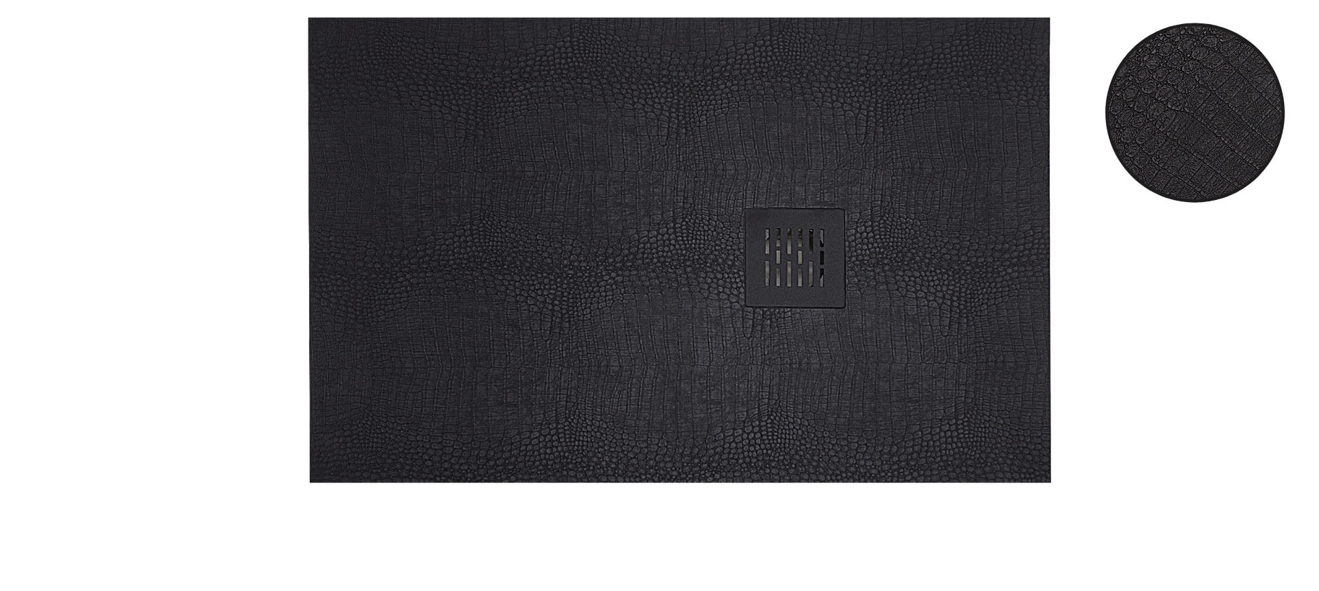 krone-kreation-noir-receveur-de-douche-solid-stone-noir image 1