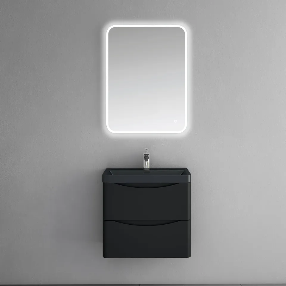 doporro-meuble-salle-de-bain-suspendu-60-cm-noir-mat-3-pi-ces image 1