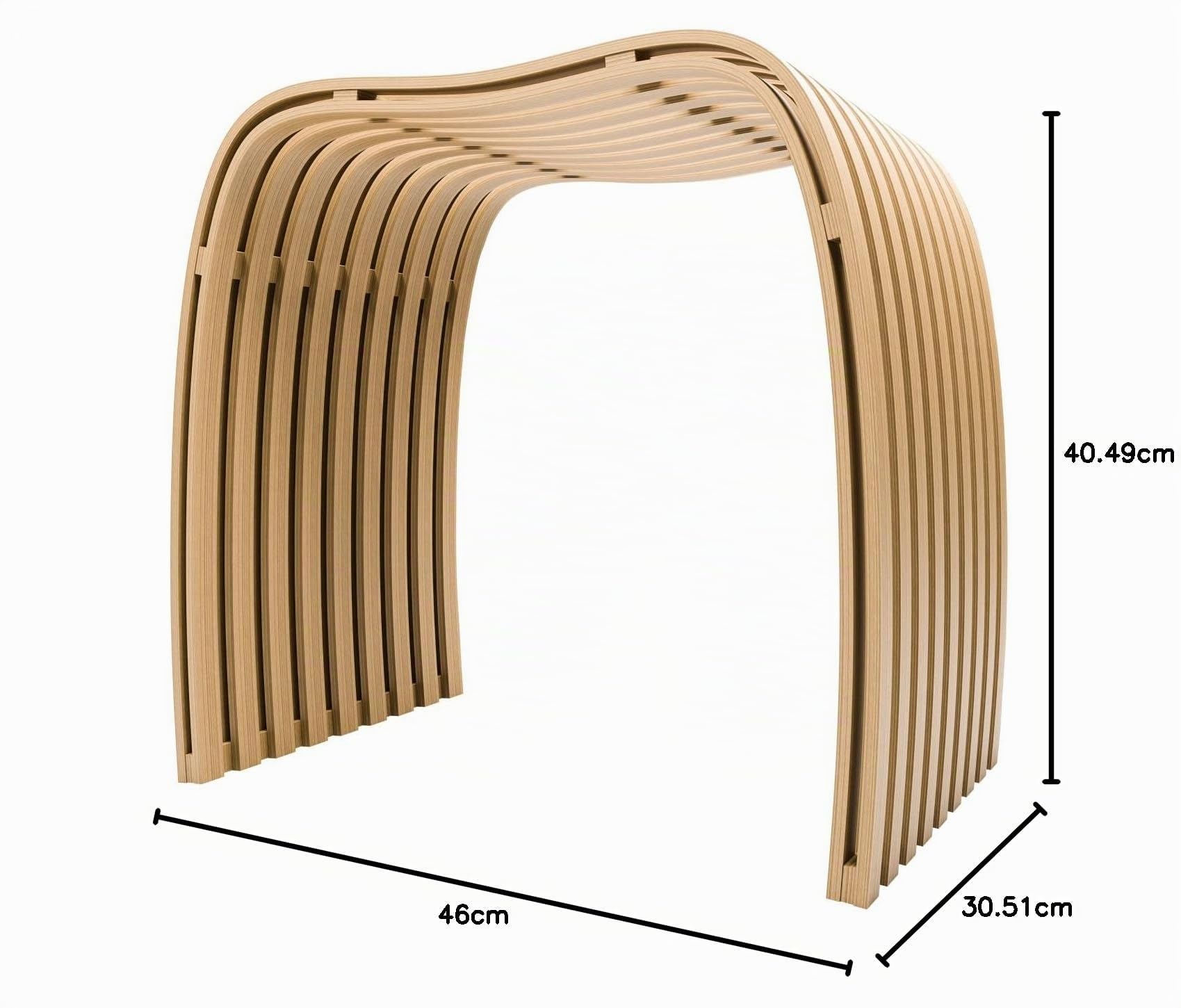 schulte-accessoires-tabouret-bambou-lattes-incurv-es-moderne image 3