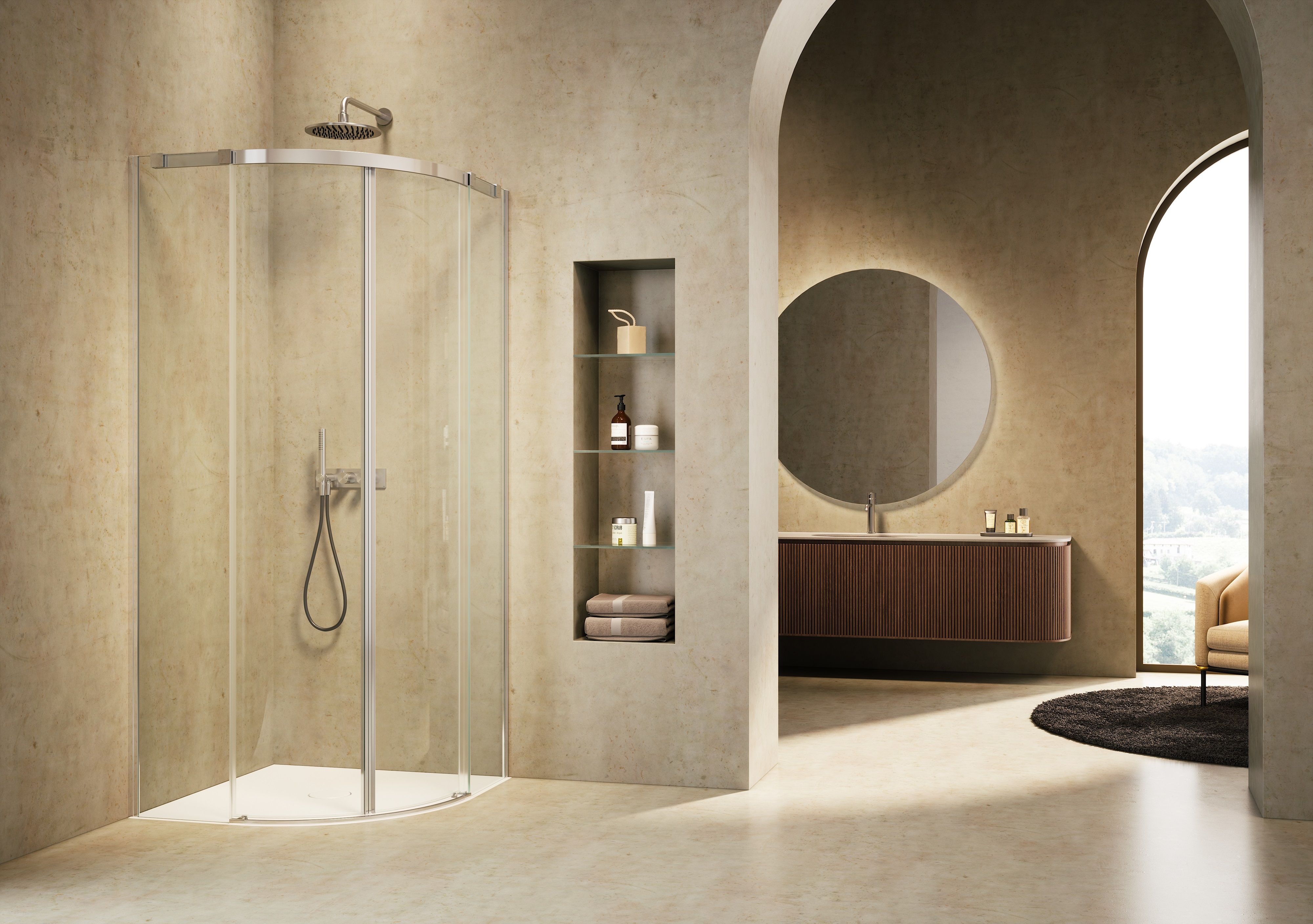 provex-s-lite-sr-porte-de-douche-coulissante-verre-8-mm image 1