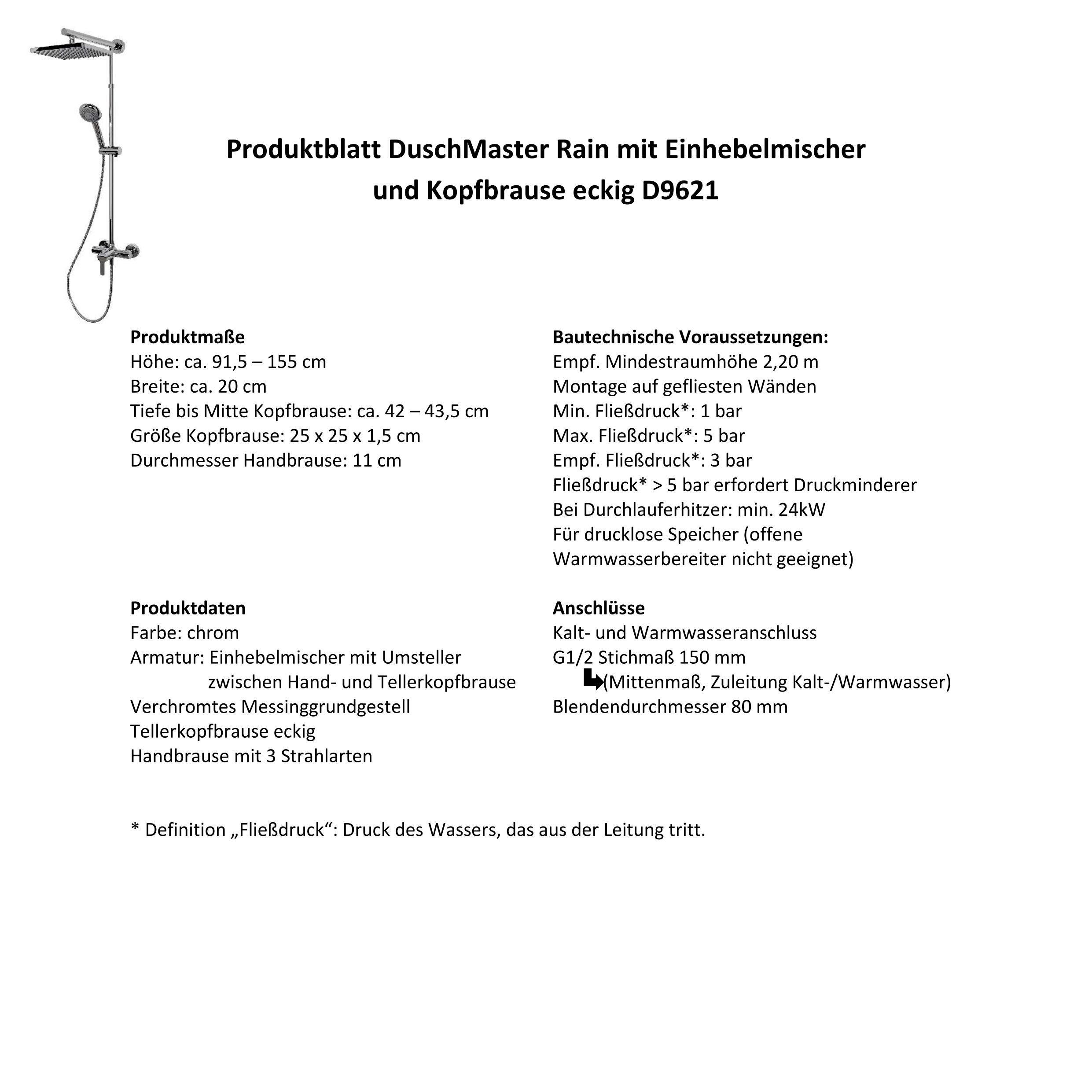 schulte-colonne-douche-152-cm-laiton-chrom-mitigeur-anticalcaire image 4