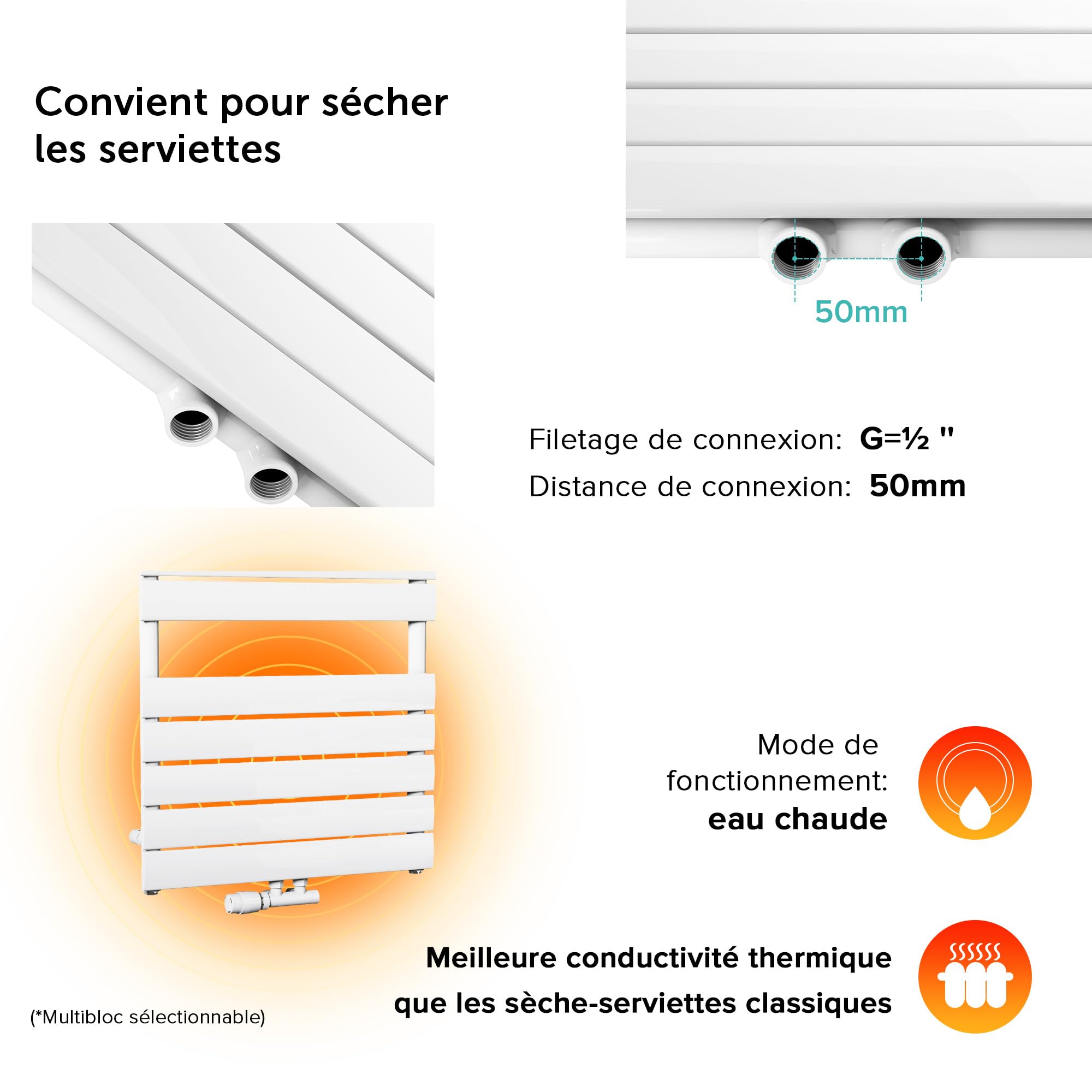 doporro-heizk-rper-radiateur-s-che-serviettes-100x50-cm-blanc image 5