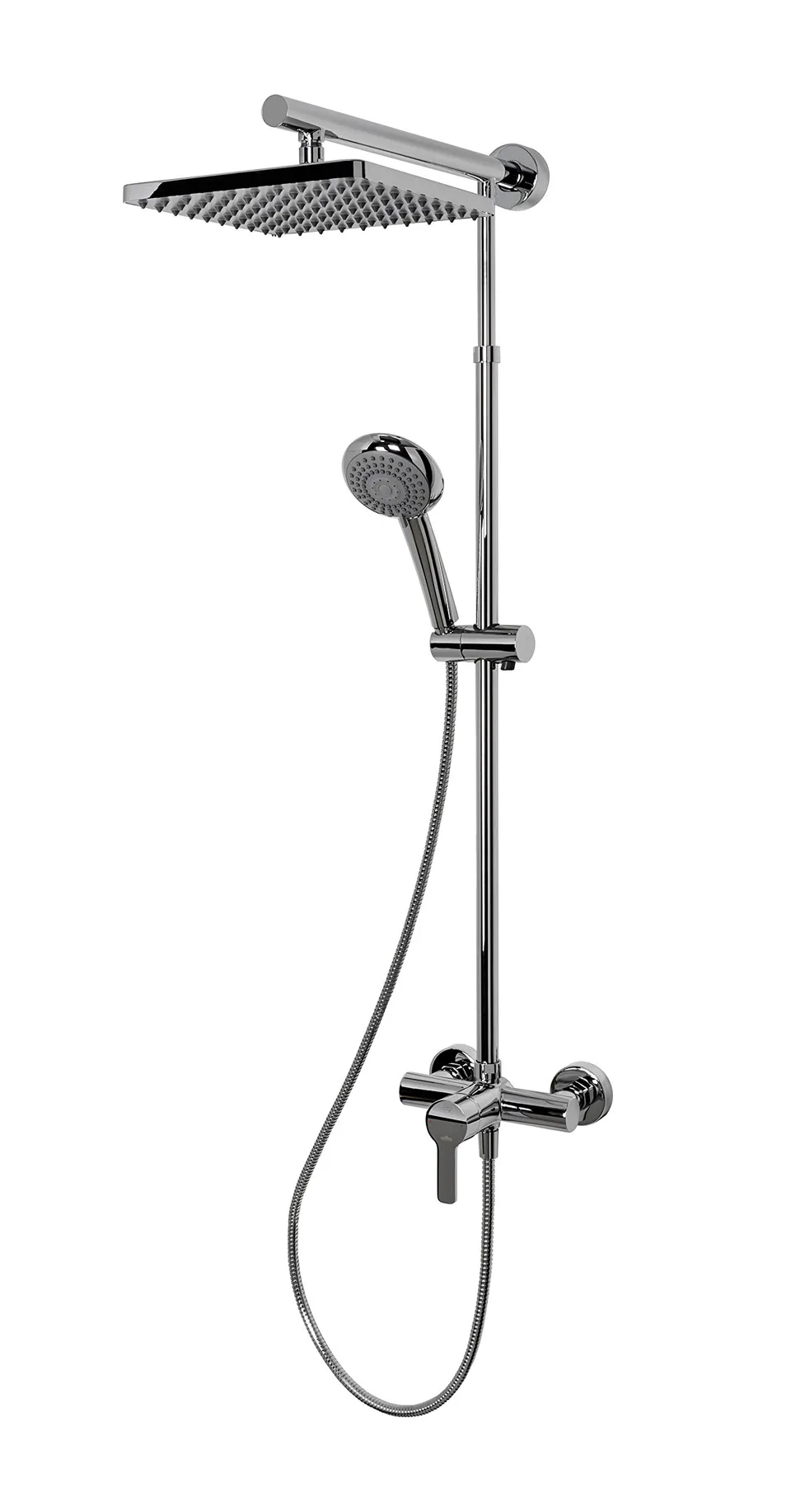 schulte-colonne-douche-152-cm-laiton-chrom-mitigeur-anticalcaire image 1