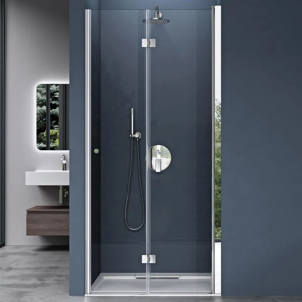 doporro-ravenna26-porte-de-douche-100-cm-transparent-droite image 1