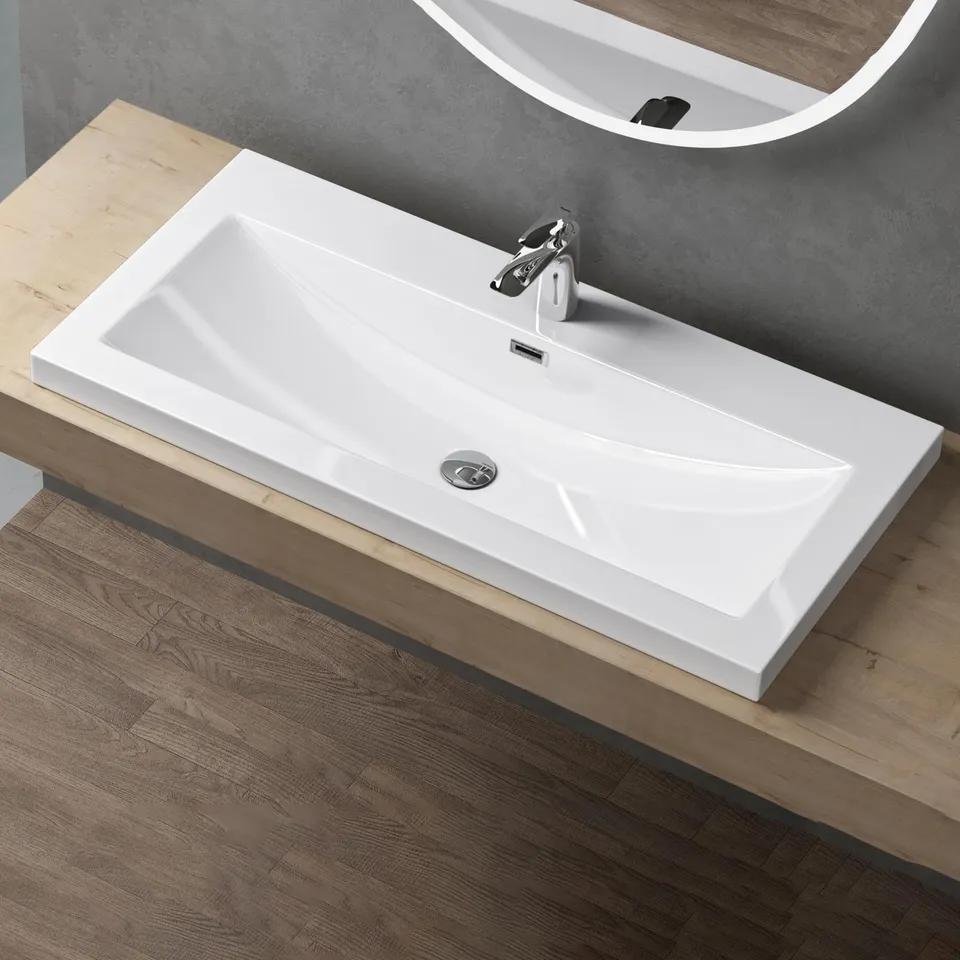 doporro-colossum01-vasque-encastrer-blanc-100x48x13-cm image 1