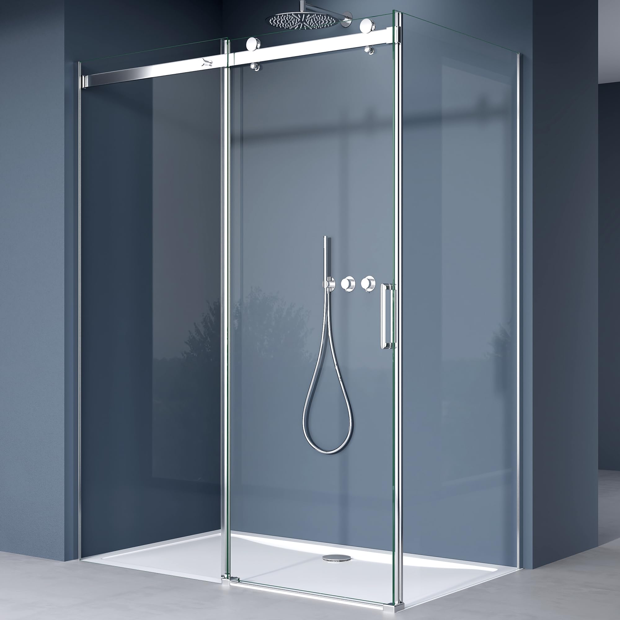 doporro-ravenna-cabine-de-douche-80x110cm-receveur-porte-coulissante image 1