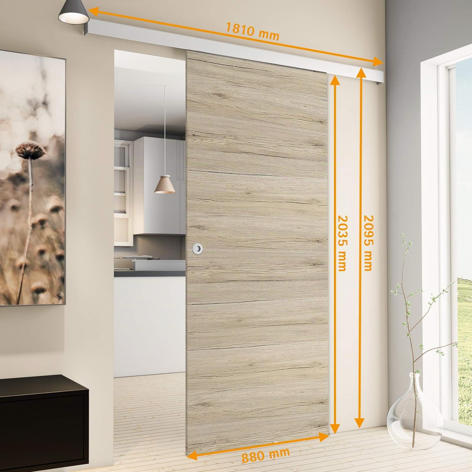 schulte-portes-int-rieures-porte-coulissante-bois-88x203-ch-ne-san-remo image 3