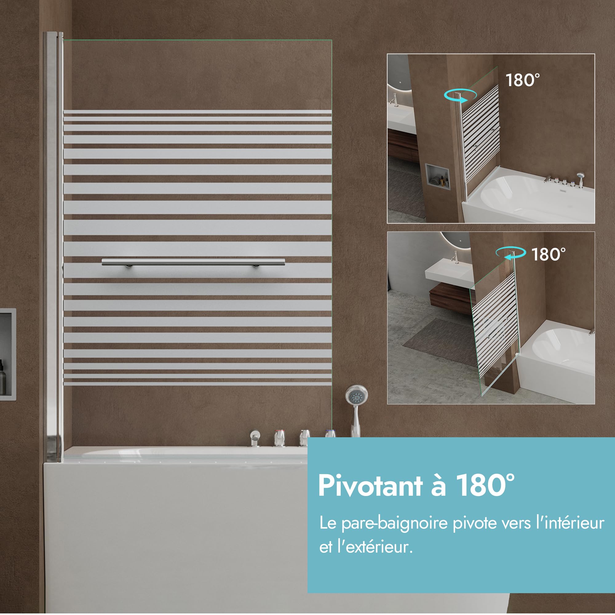 doporro-cortona1122-pare-baignoire-95x140cm-1-volet-verre-6mm image 2