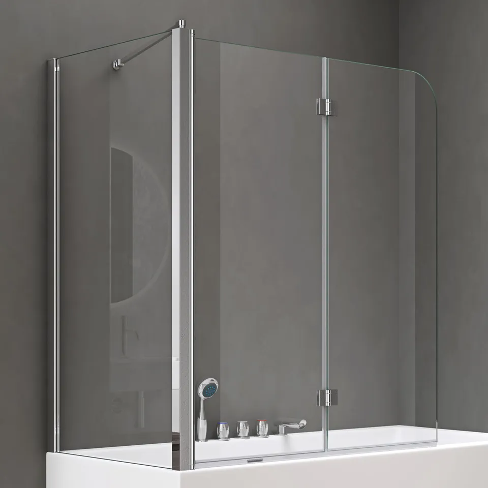 doporro-cortona113-pare-baignoire-70x120x140cm-verre-gauche image 1