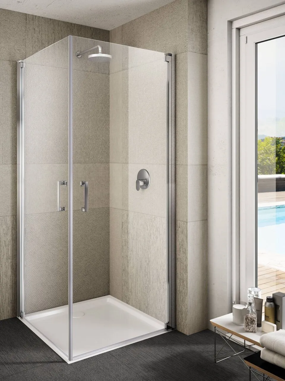 provex-jolly-je-porte-de-douche-battante-2000-mm-270 image 1