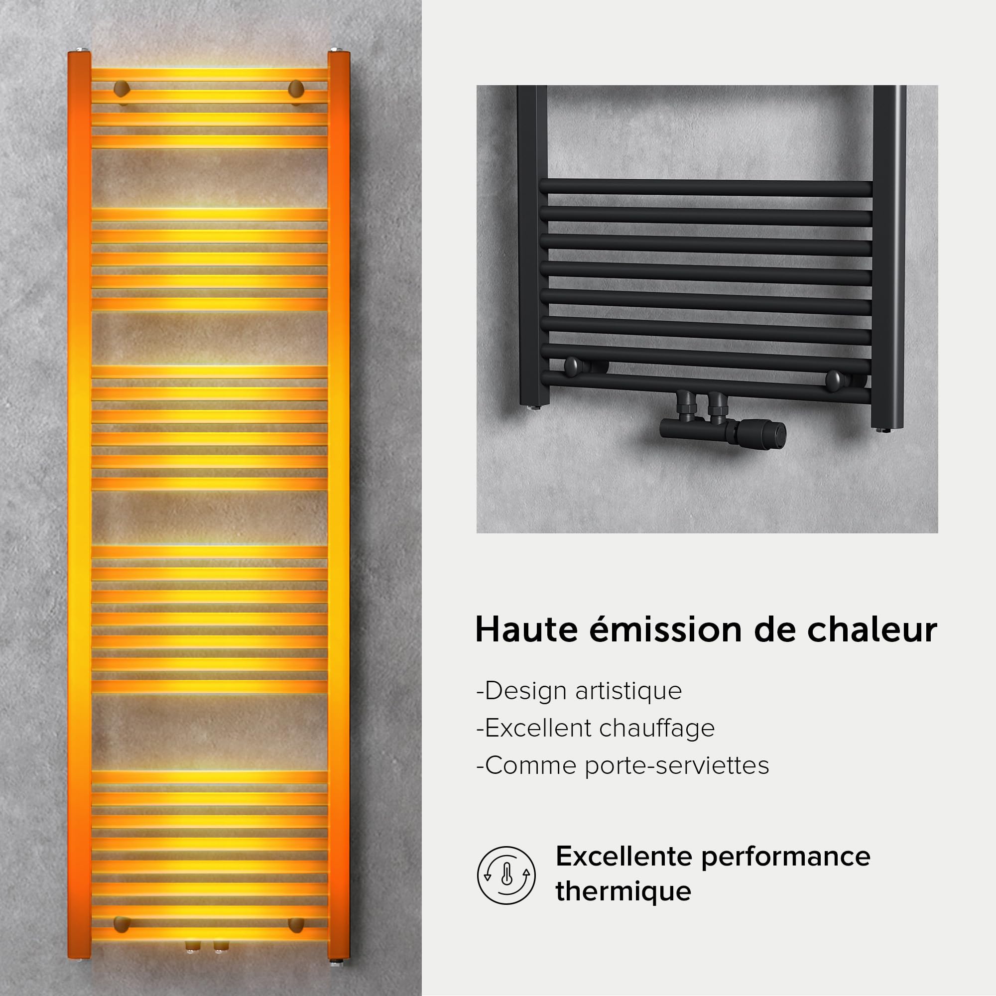 doporro-radiateur-s-che-serviette-100x50cm-gris-noir-eau image 2