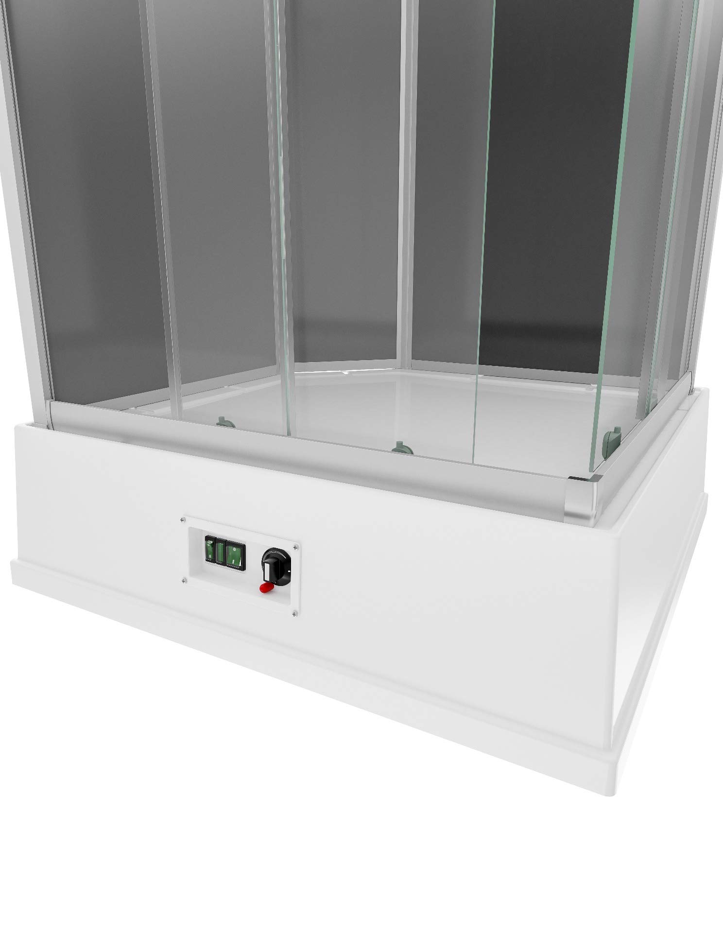 schulte-cabine-de-douche-int-grale-94x110x215-cm-noir-coulissante image 4