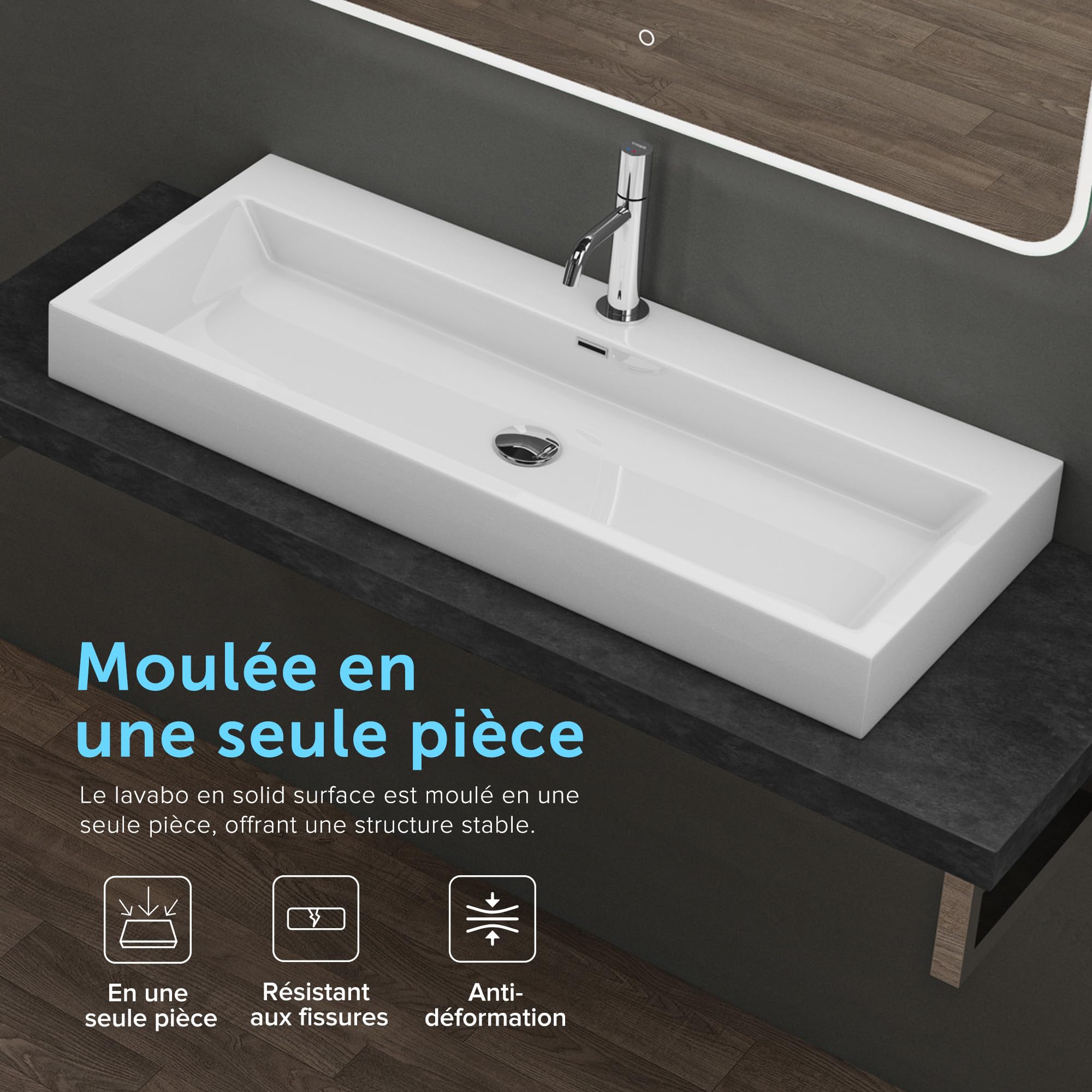 doporro-mineralguss-100x42x10cm-vasque-poser-blanc-monobloc image 3