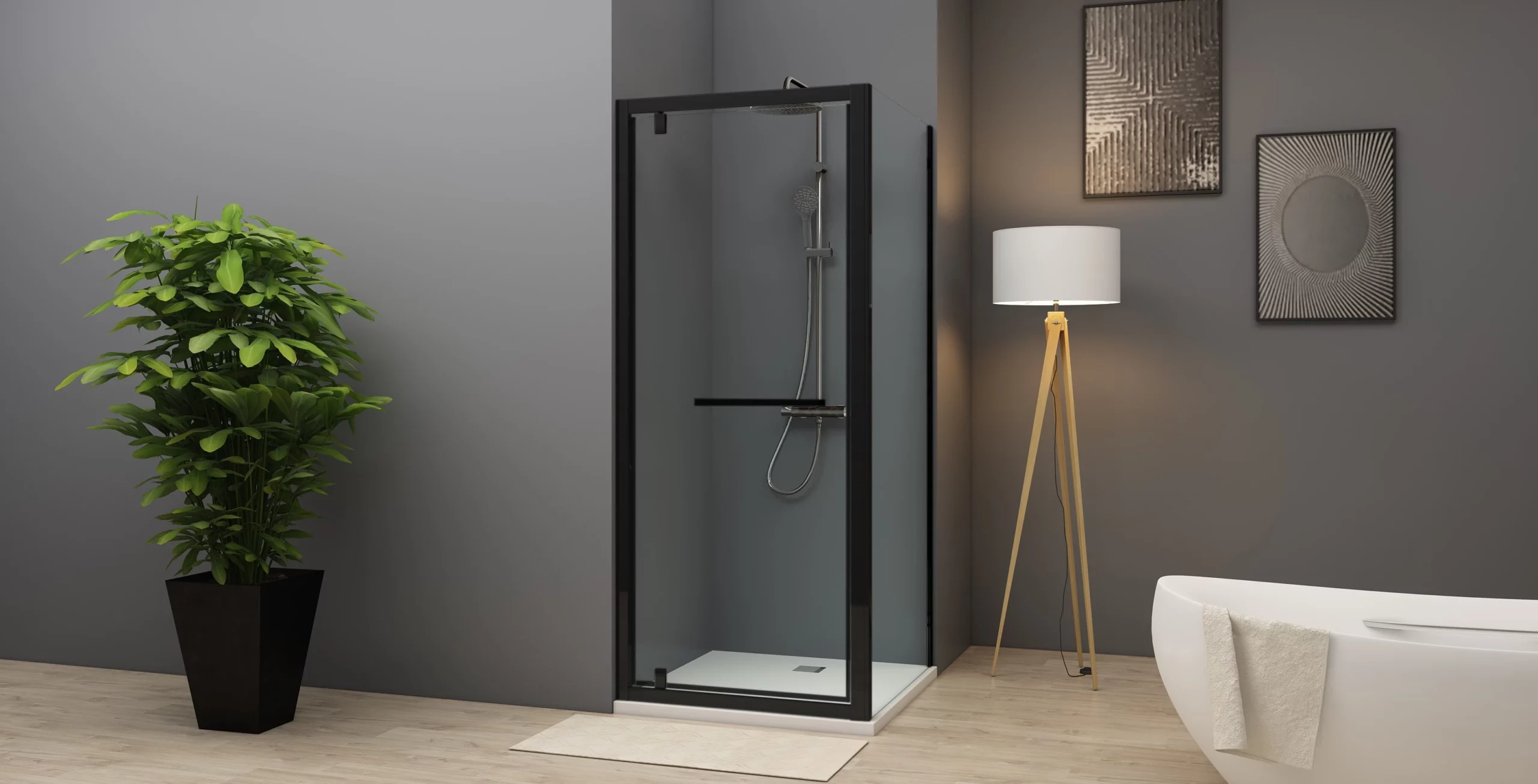krone-time-porte-coulissante-douche-verre-transparent image 4