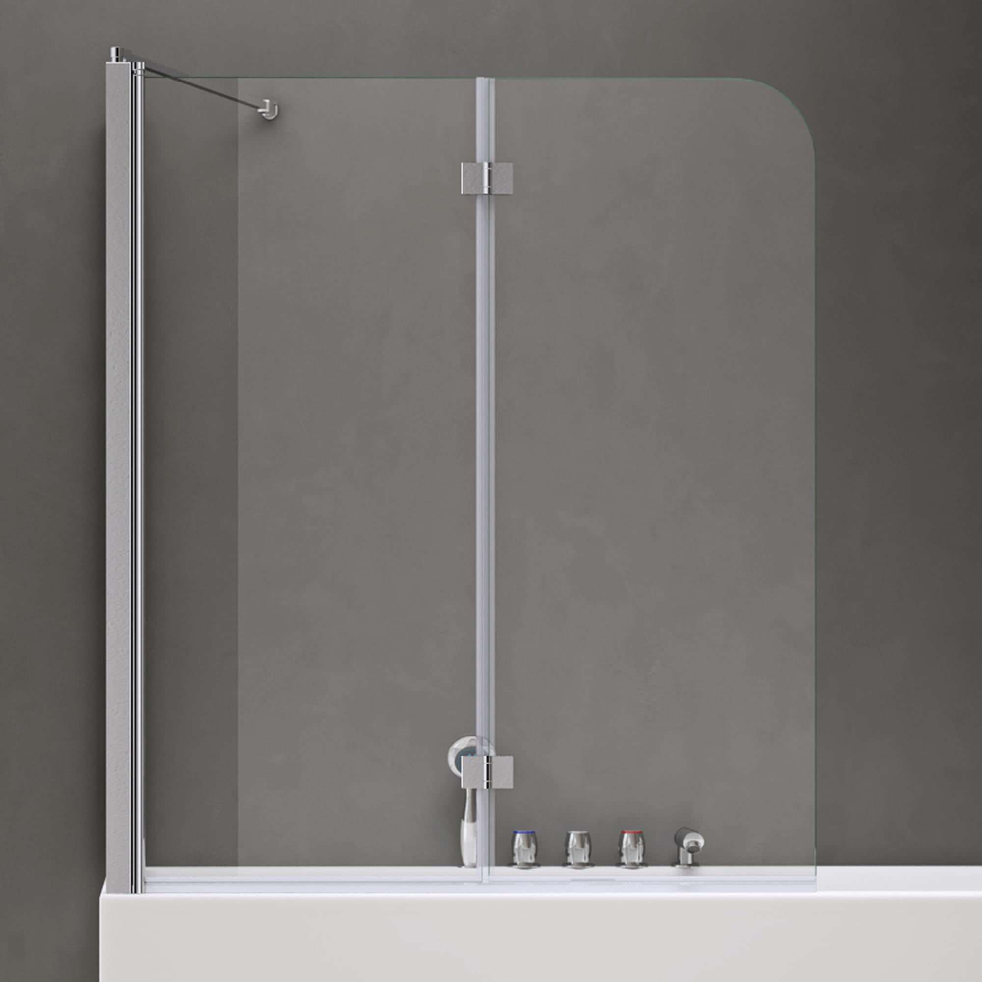 doporro-cortona113-pare-baignoire-70x120x140cm-verre-gauche image 2