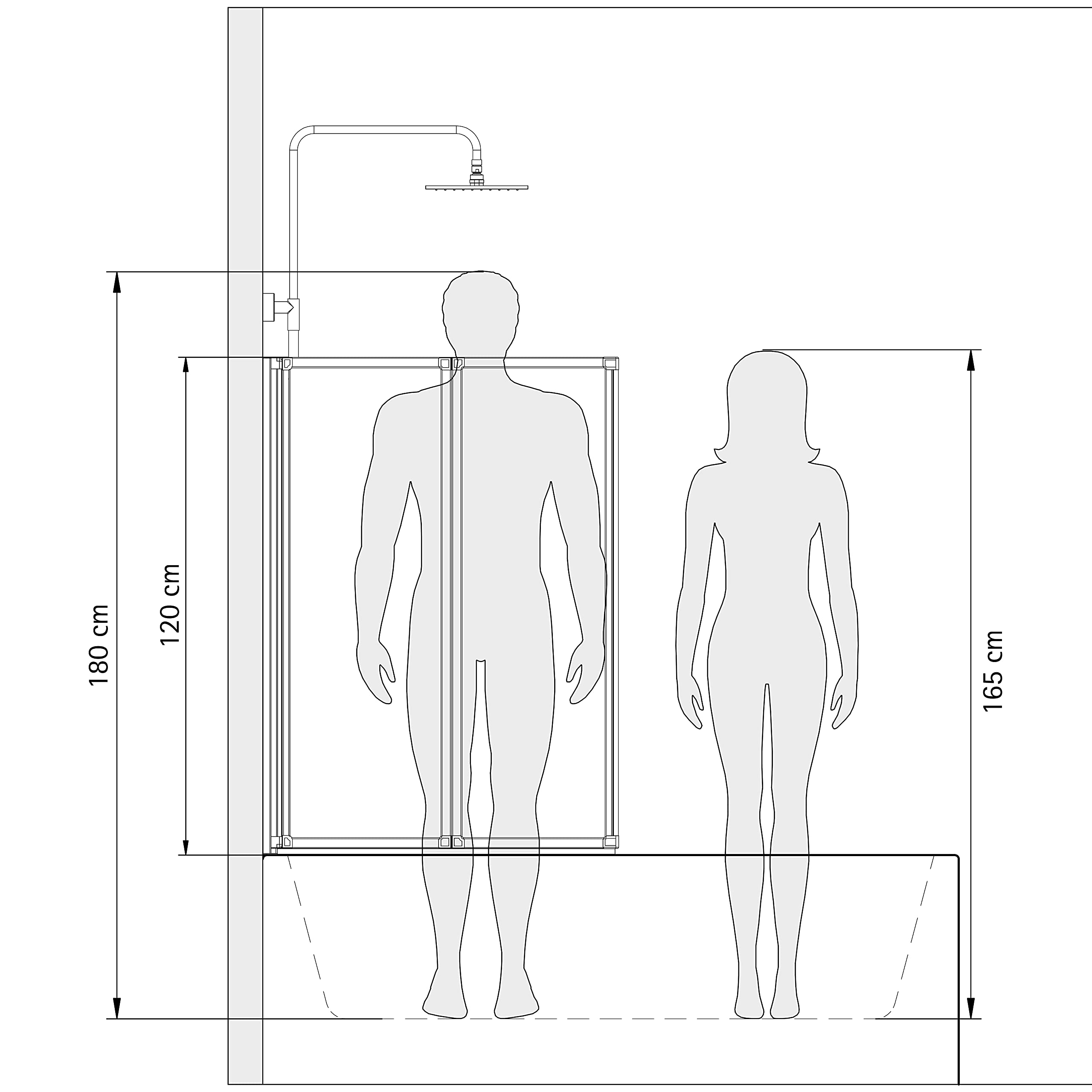 schulte-pare-baignoires-cran-2-volets-paroi-75-cm-coller image 6