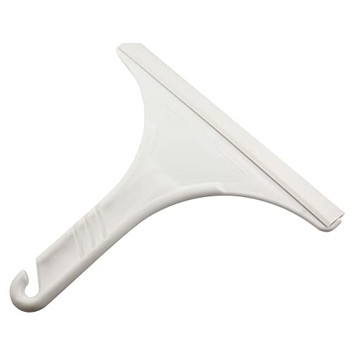schulte-raclette-douche-25cm-plastique-blanche-encoche image 7