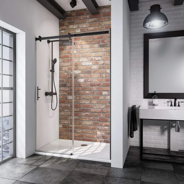 schulte-porte-douche-coulissante-niche-noir-120x200-cm image 1
