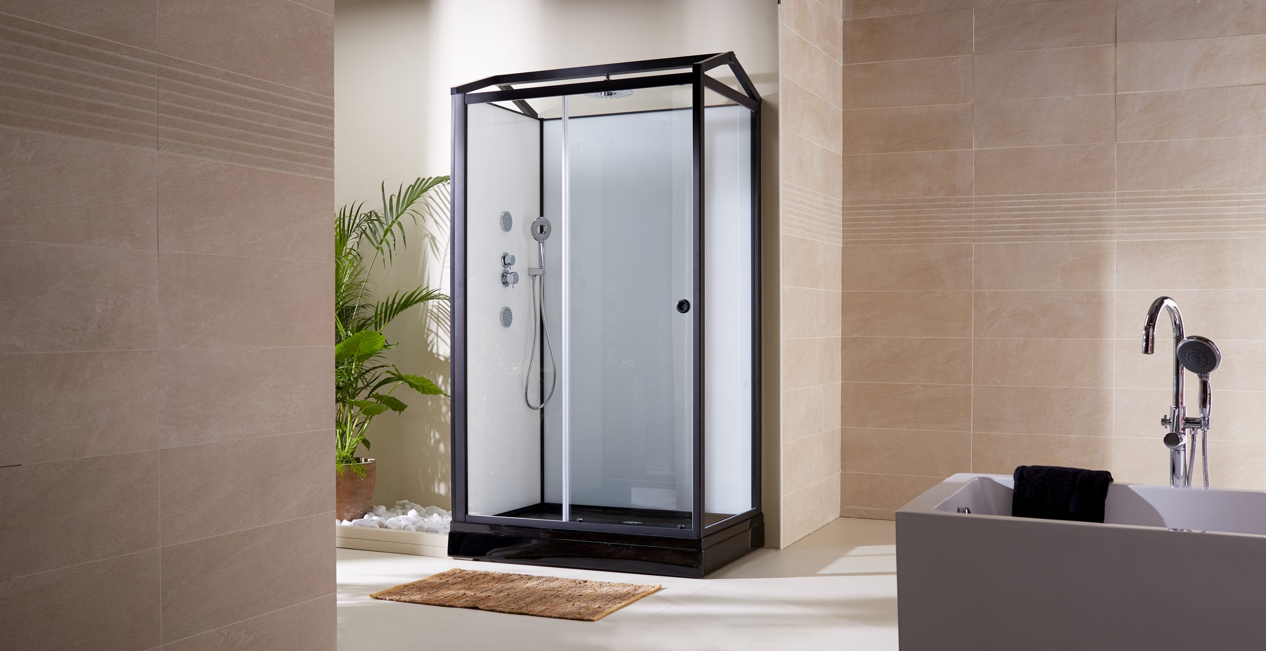 krone-cabourg-by-nedda-cabine-de-douche-porte-pivotante-fond-blanc image 1