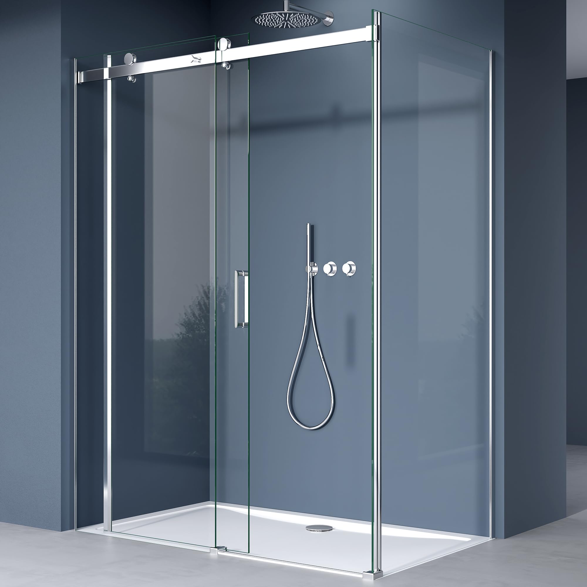doporro-ravenna-cabine-de-douche-80x110cm-receveur-porte-coulissante image 2