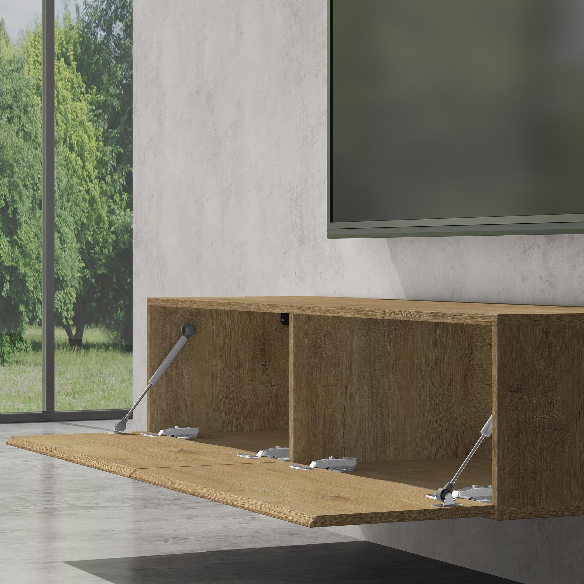 doporro-m-bel-meuble-tv-140cm-blanc-mat-avec-portes image 4