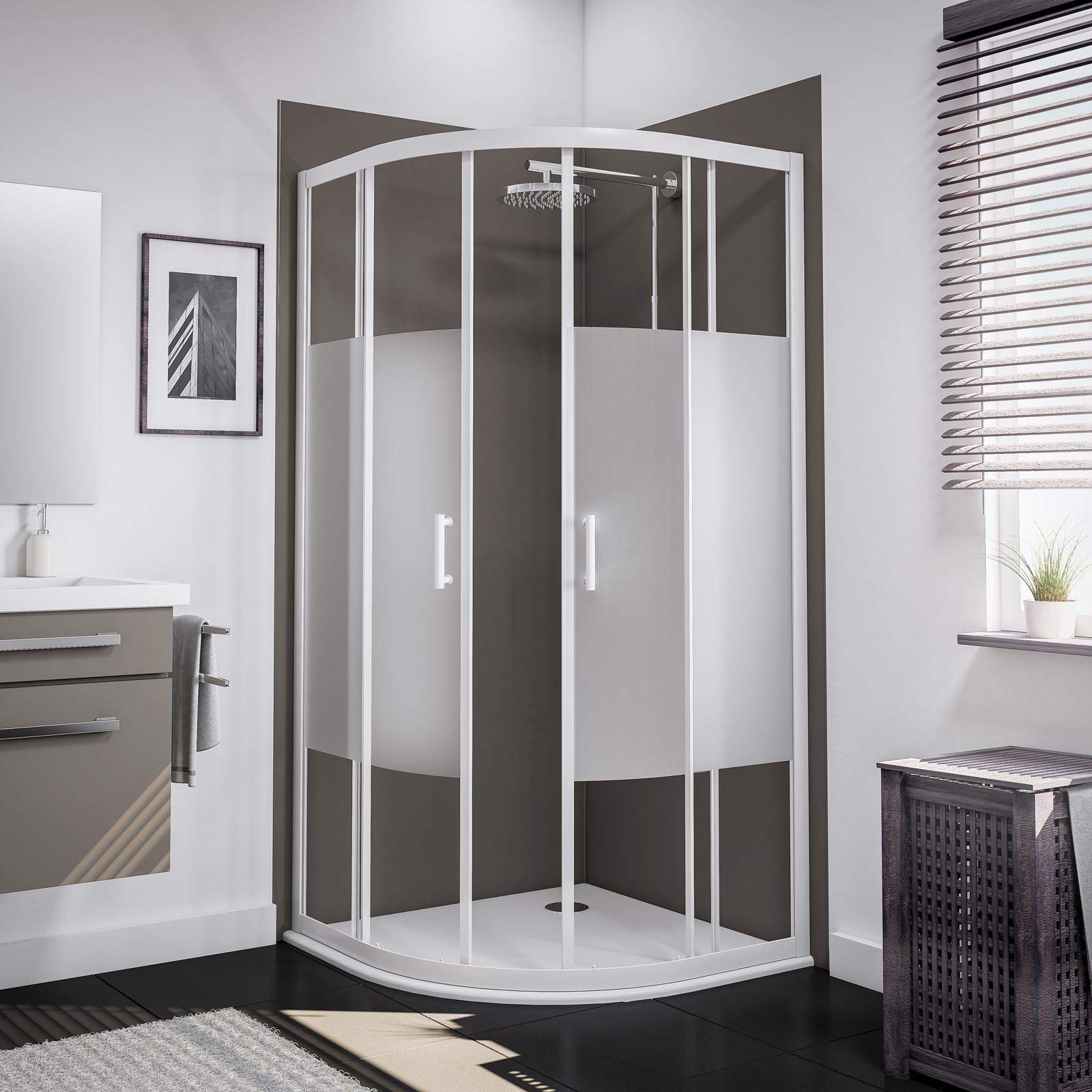 schulte-cabine-douche-angle-90x90x190cm-chrom-verre-5mm image 7