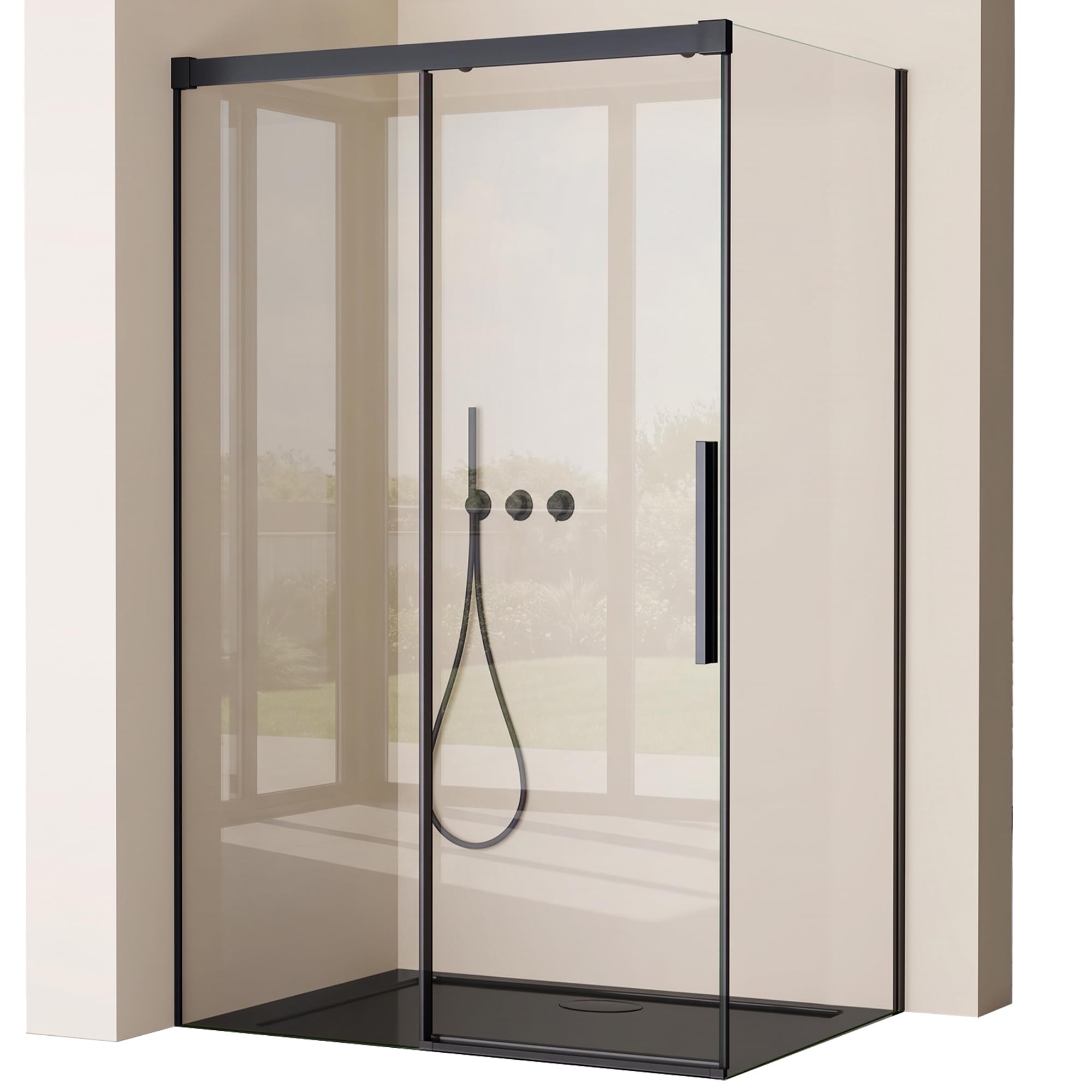 doporro-ravenna12-cabine-de-douche-90x140x195-cm-noir image 1
