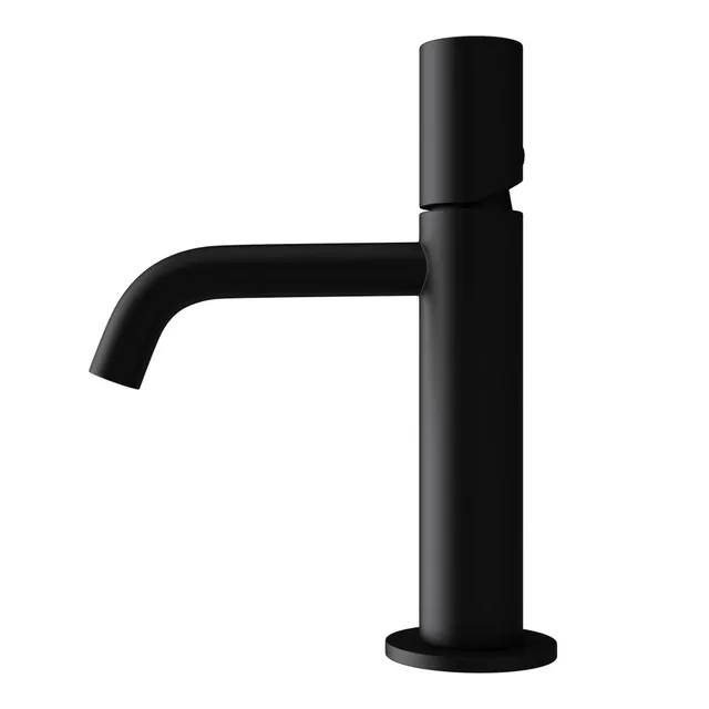 doporro-mitigeur-lavabo-noir-mat-20-7-cm-laiton image 1