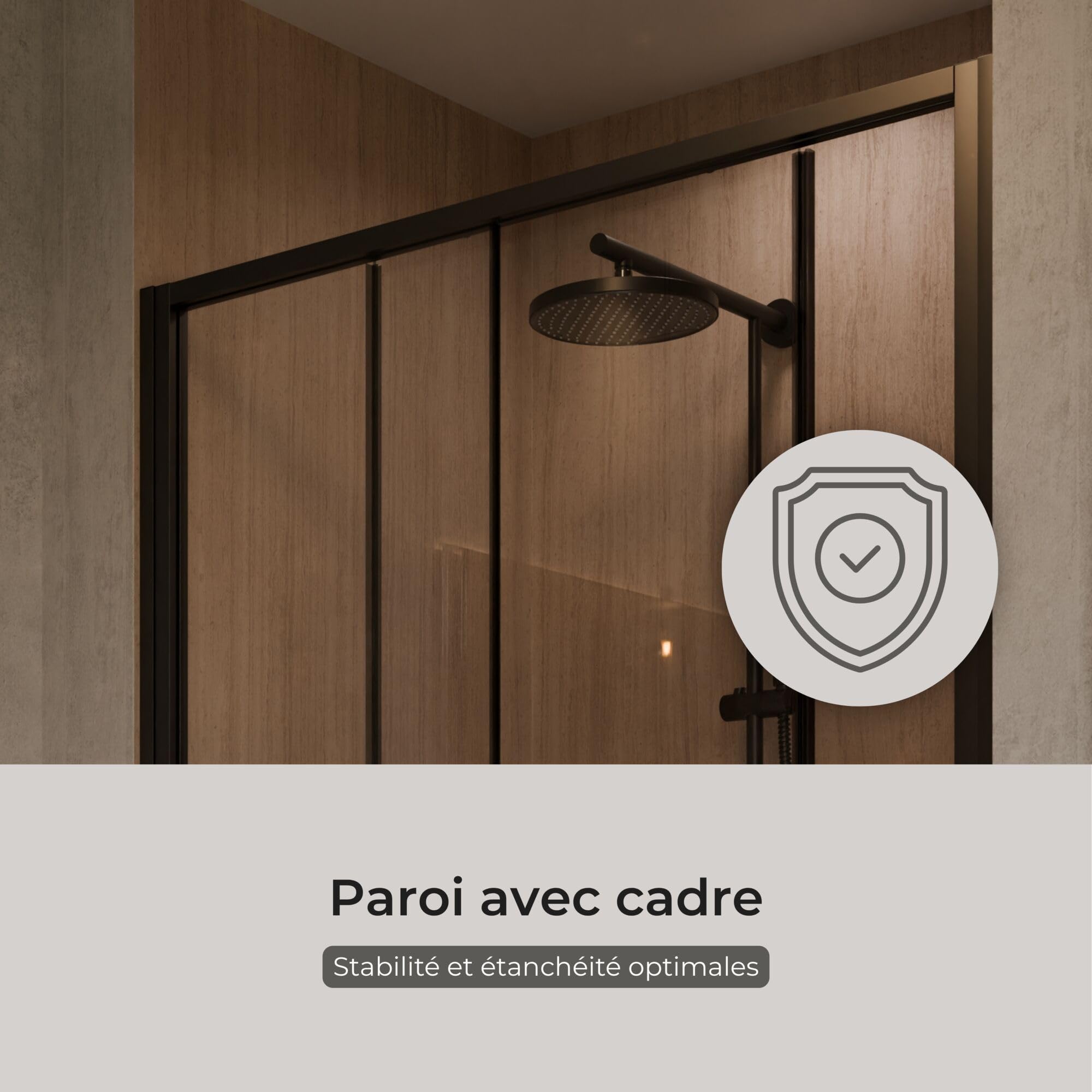 schulte-paroi-douche-niche-120x200-cm-noir-coulissante-verre-6-mm image 3