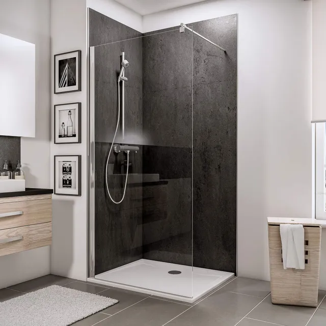 schulte-paroi-douche-italienne-90x190-cm-chrom-verre-5mm image 1